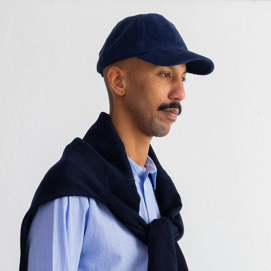 Corduroy Cap Soft Navy