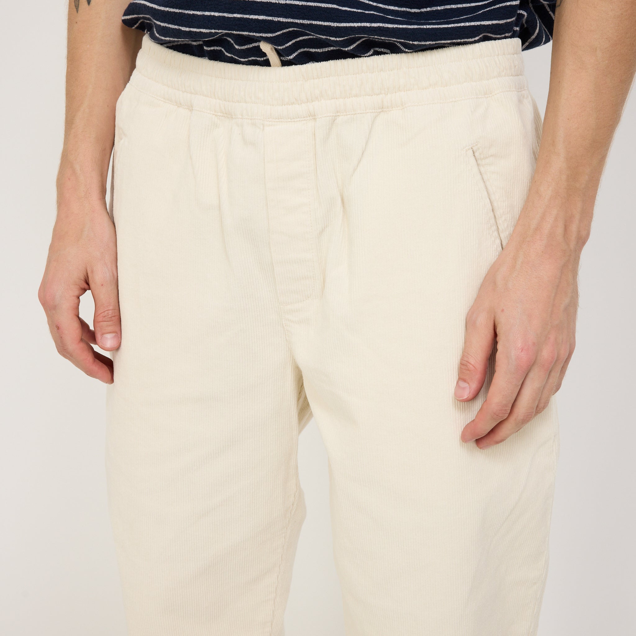 L'Appartement 【AMERICANA】 DRAWCORD PANTS Drawcord Assembly Pant Oat Cord | Maplestore
