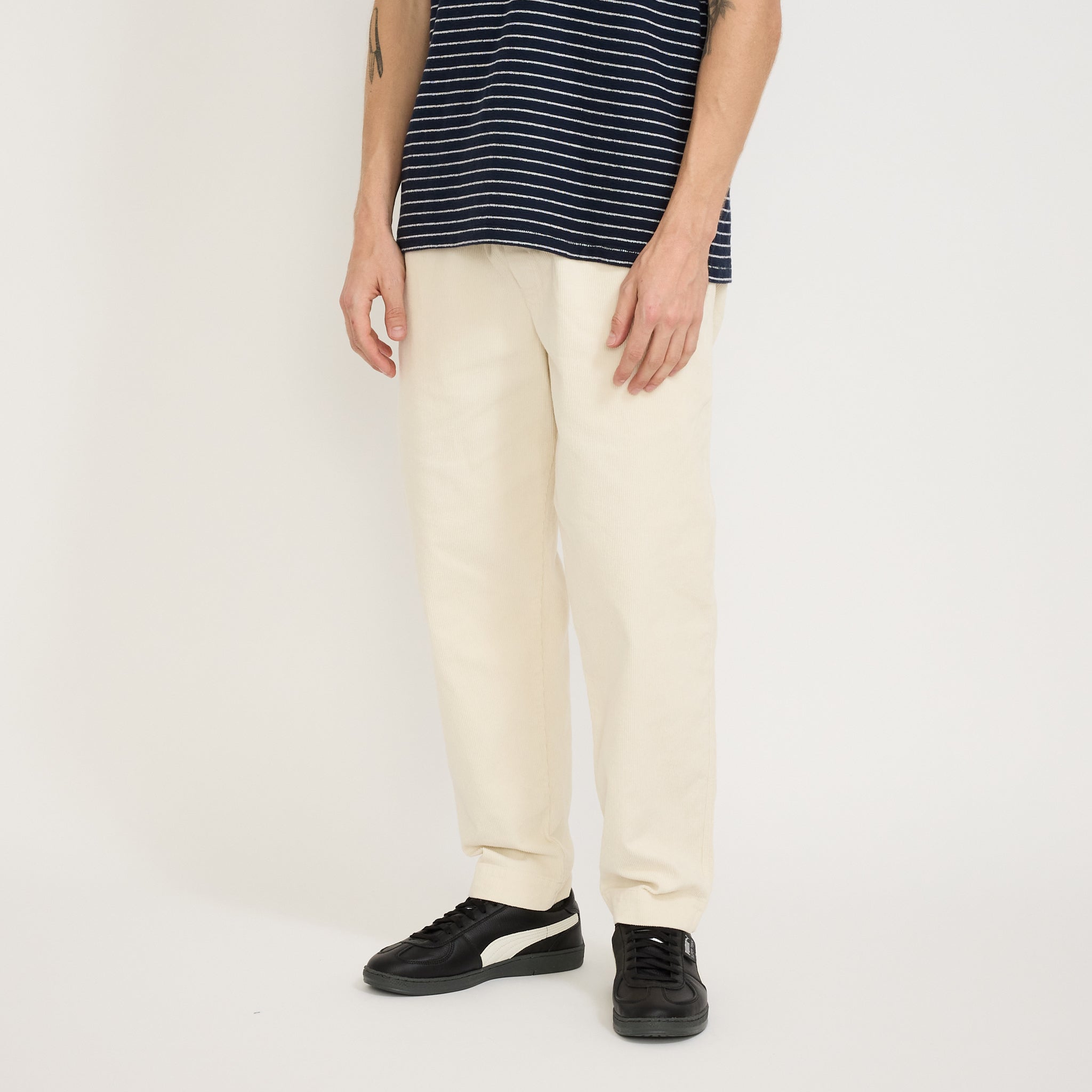 L'Appartement 【AMERICANA】 DRAWCORD PANTS folk-drawcord-assembly-pant-