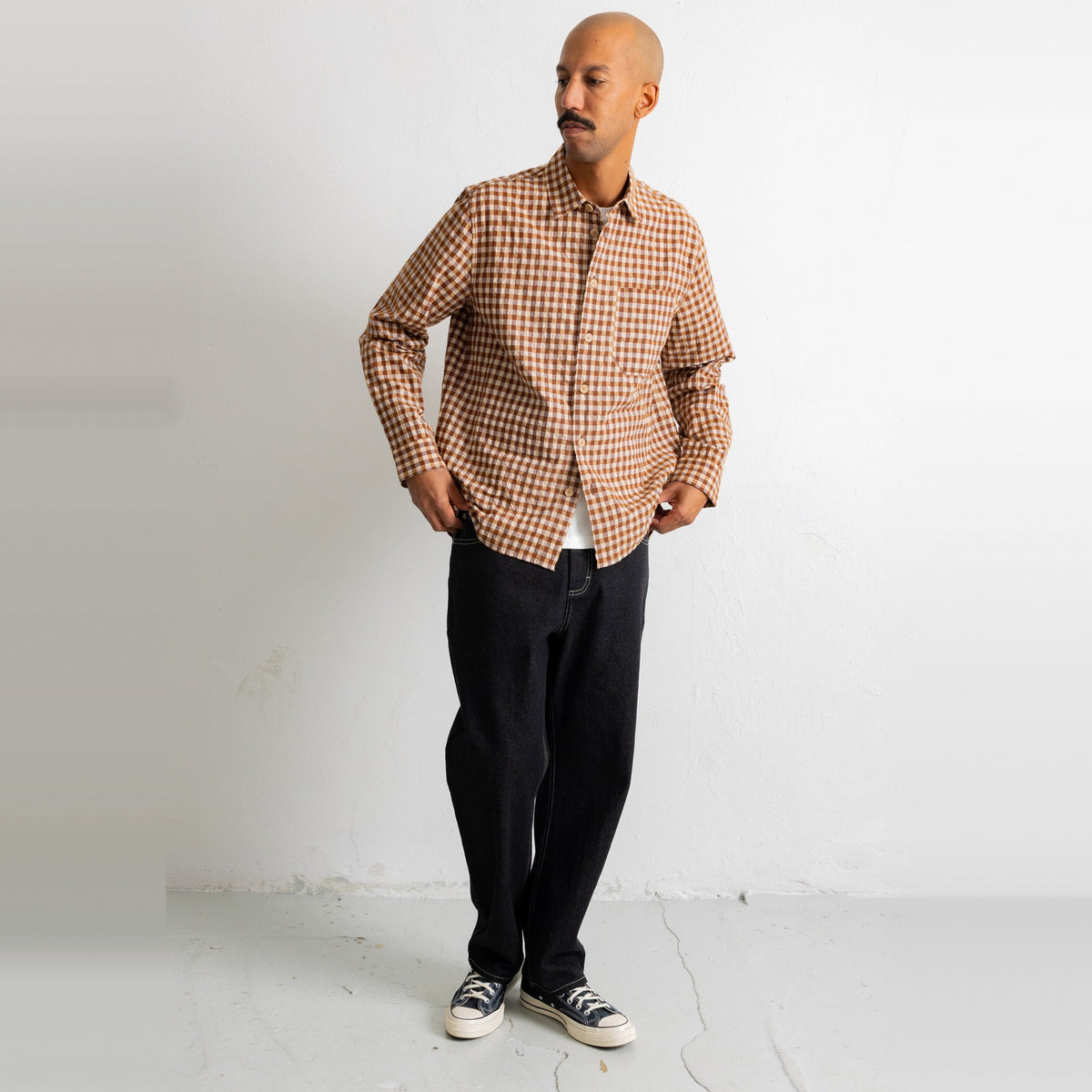 Easy Fit Shirt Clay Gingham