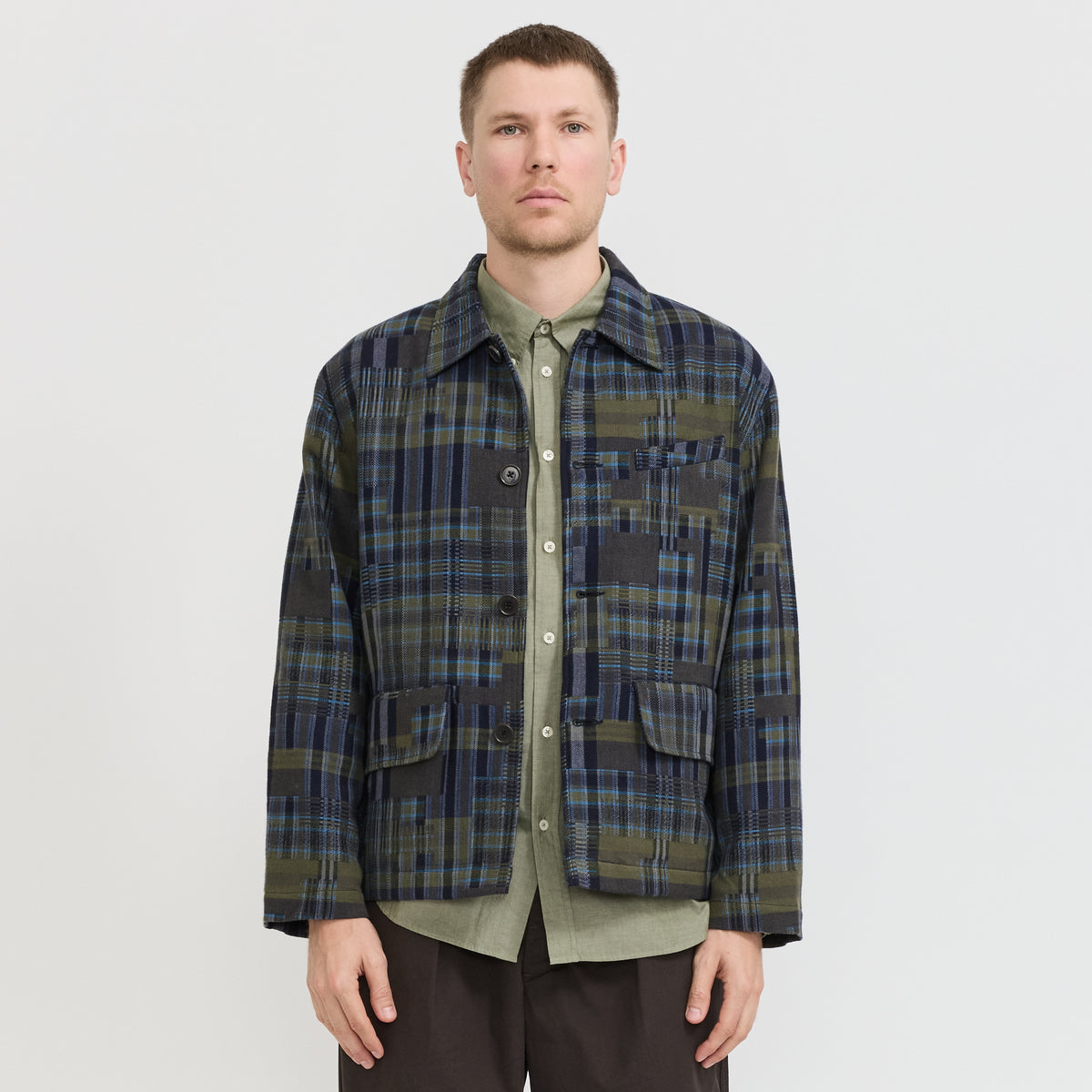 Universal Works | Franck Jacket Olive | Maplestore