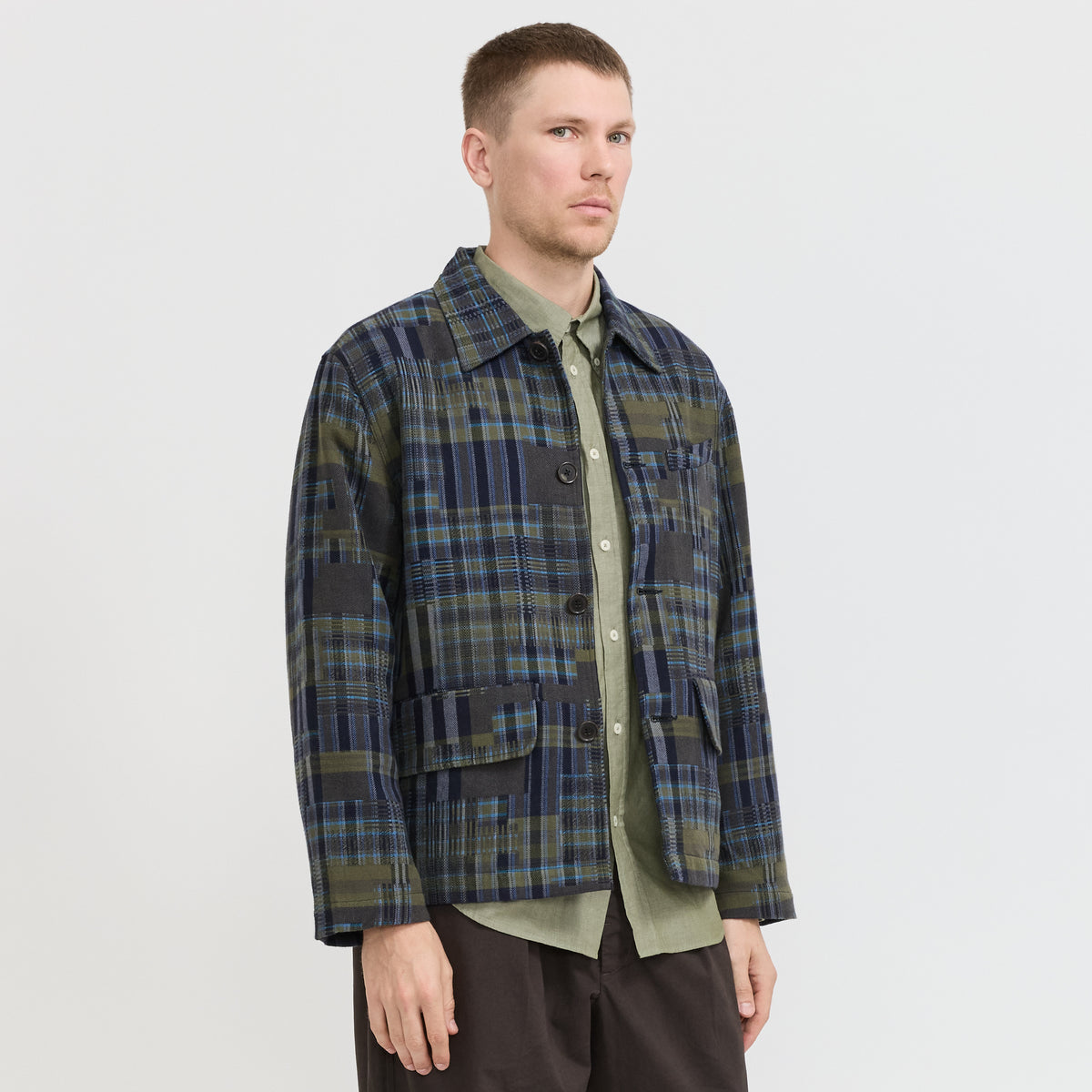 Universal Works | Franck Jacket Olive | Maplestore