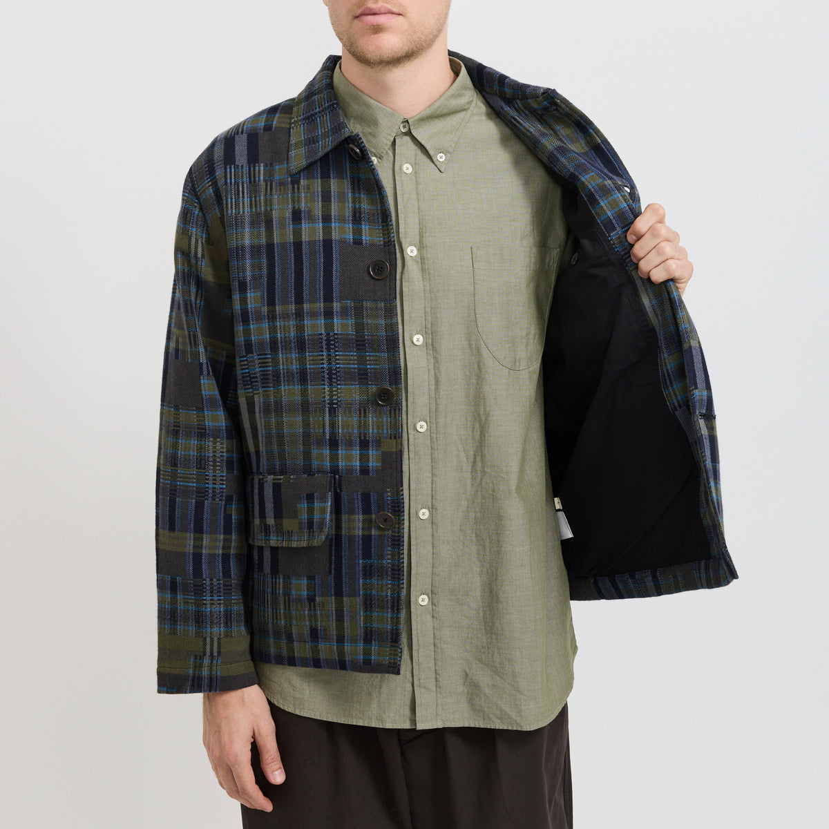 Universal Works | Franck Jacket Olive | Maplestore