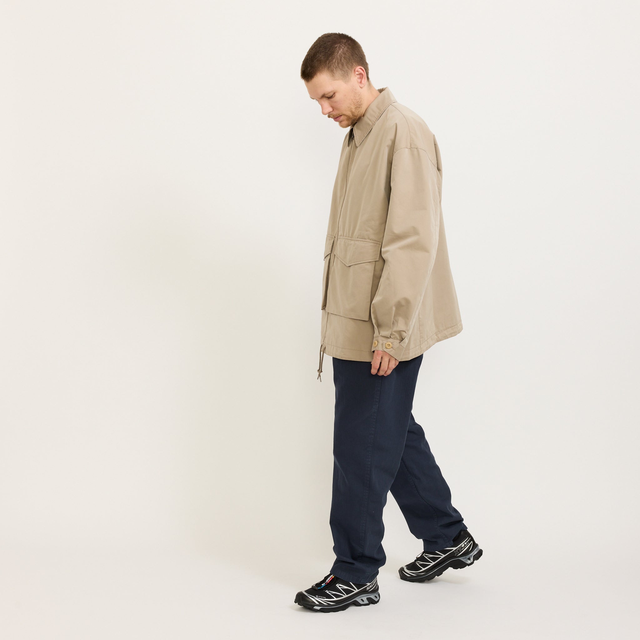グラミチ× Adsum コラボ VENTONE JACKET Sサイズ チャムス Gramicci x Adsum Canvas Work Jacket