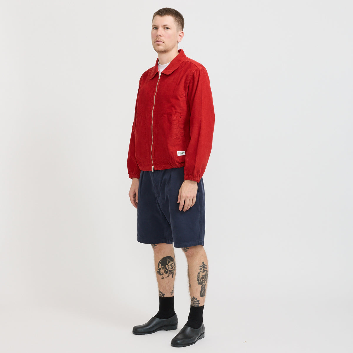 Service Works | Fine Cord Work Jacket Red | Maplestore