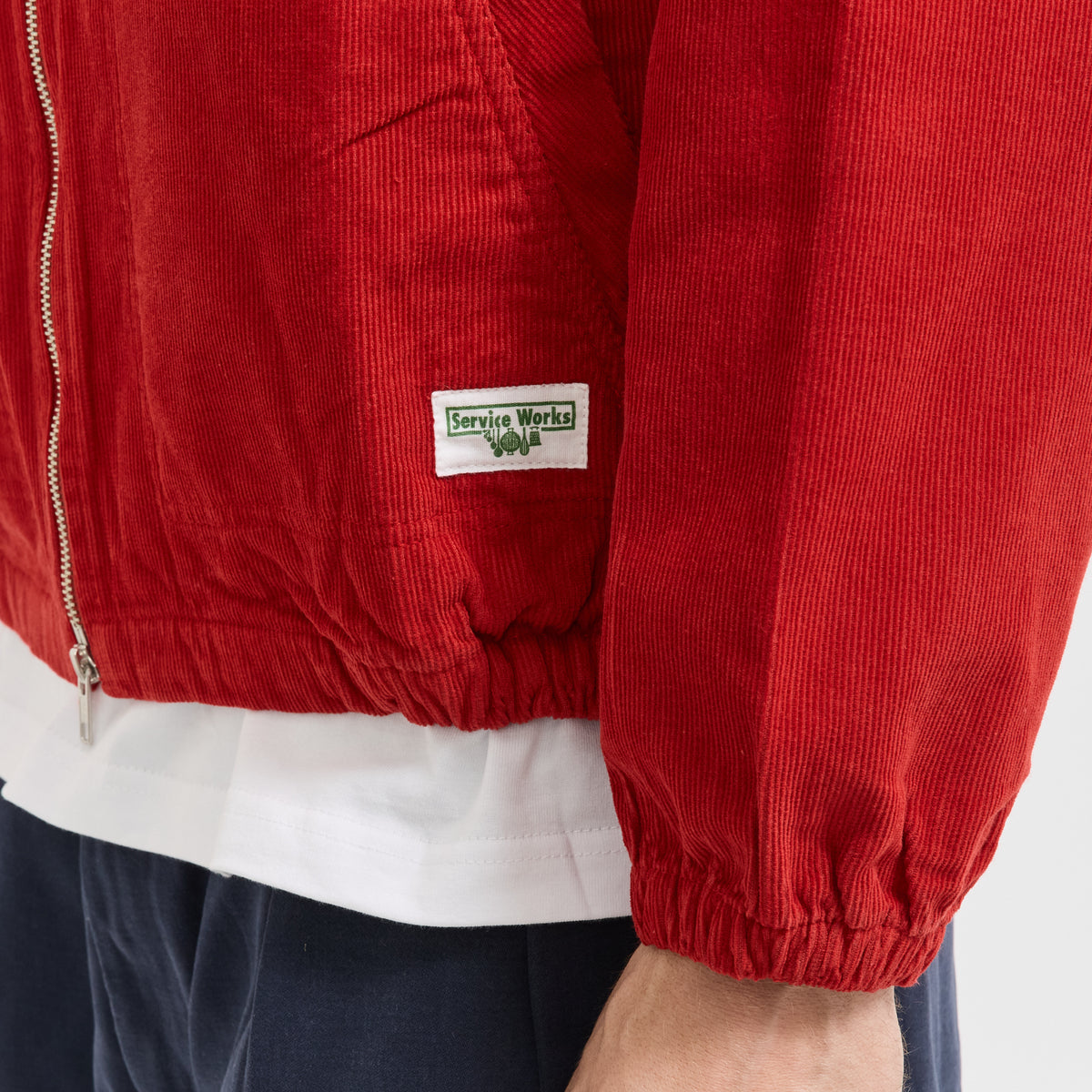 Service Works | Fine Cord Work Jacket Red | Maplestore