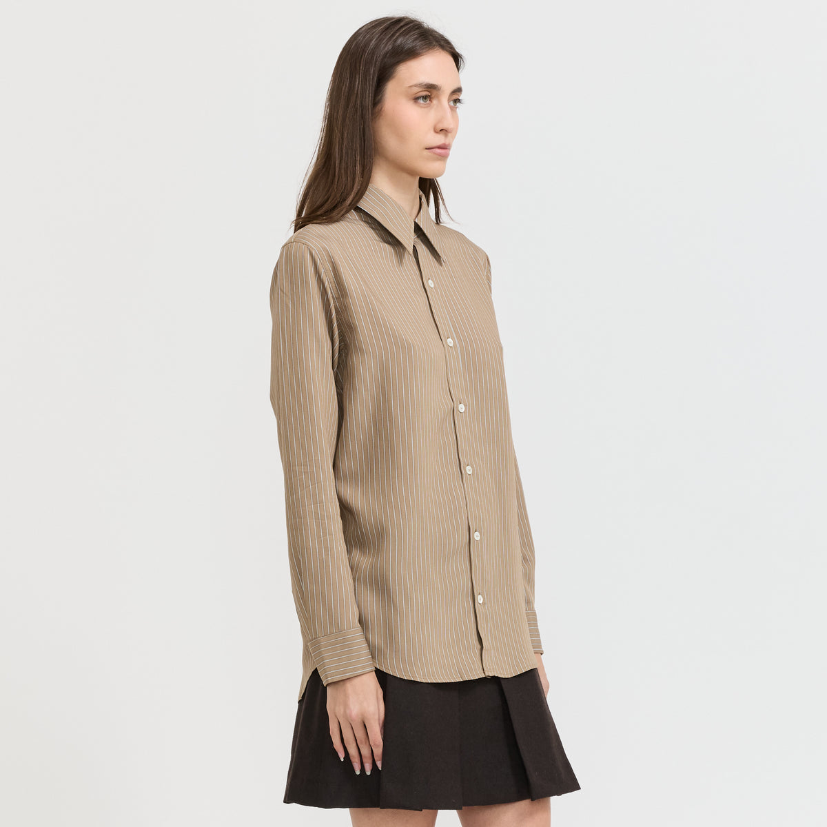 A.P.C. | Kayla Shirt Chestnut Glazed | Maplestore