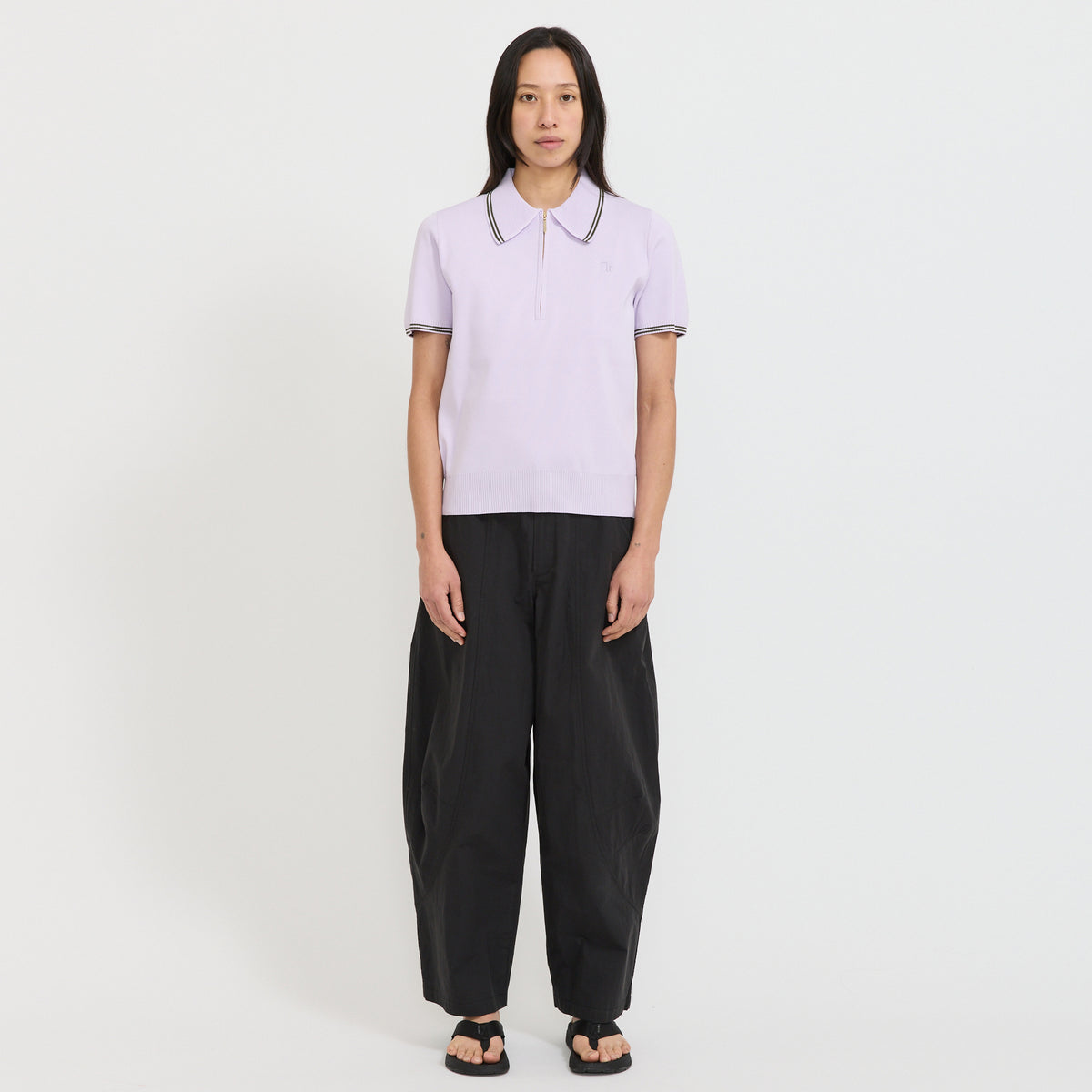 Karen Walker | Runaway Knit Polo Lilac | Maplestore