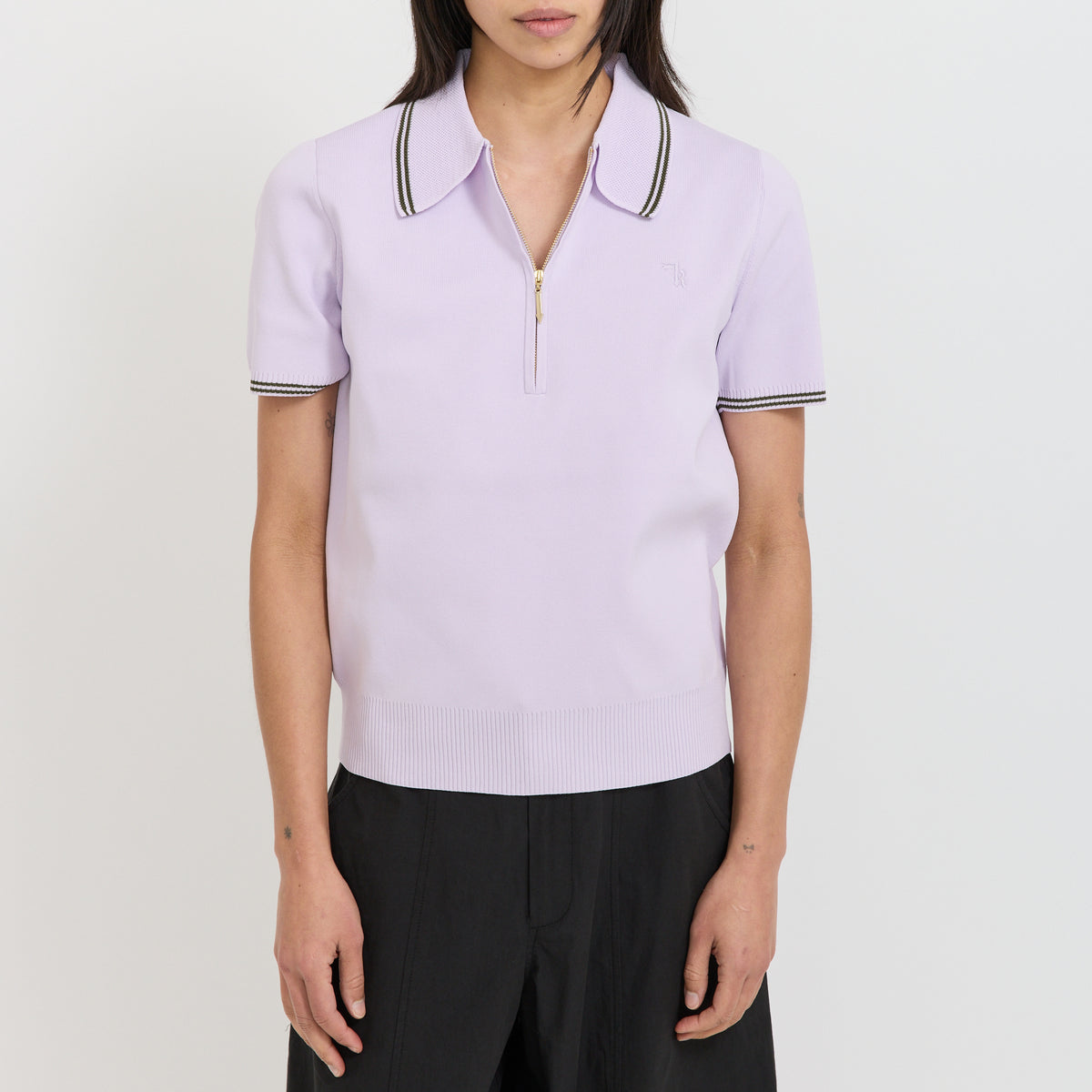 Karen Walker | Runaway Knit Polo Lilac | Maplestore