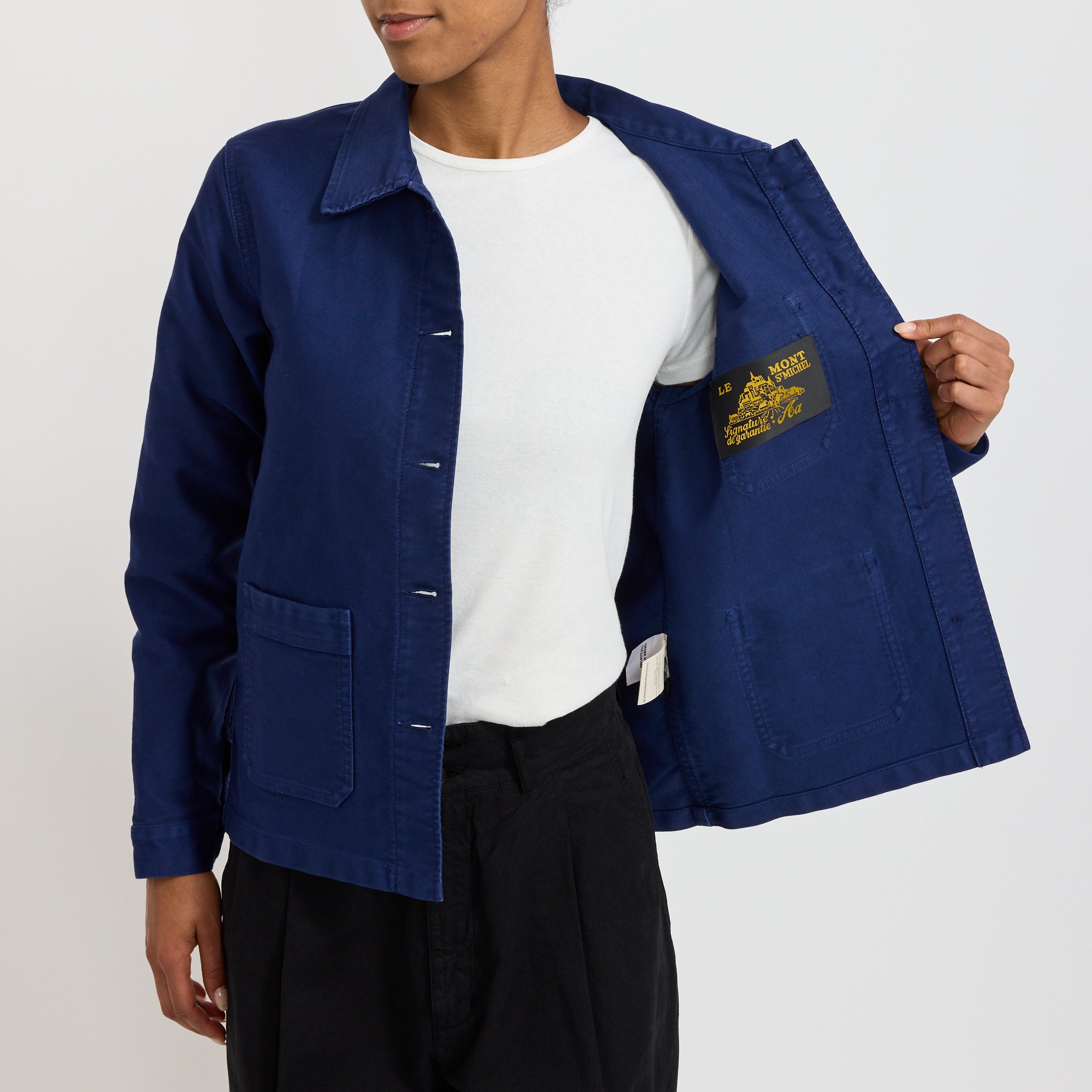 W's Genuine Work Jacket Blue | Le Mont Saint Michel at Maplestore