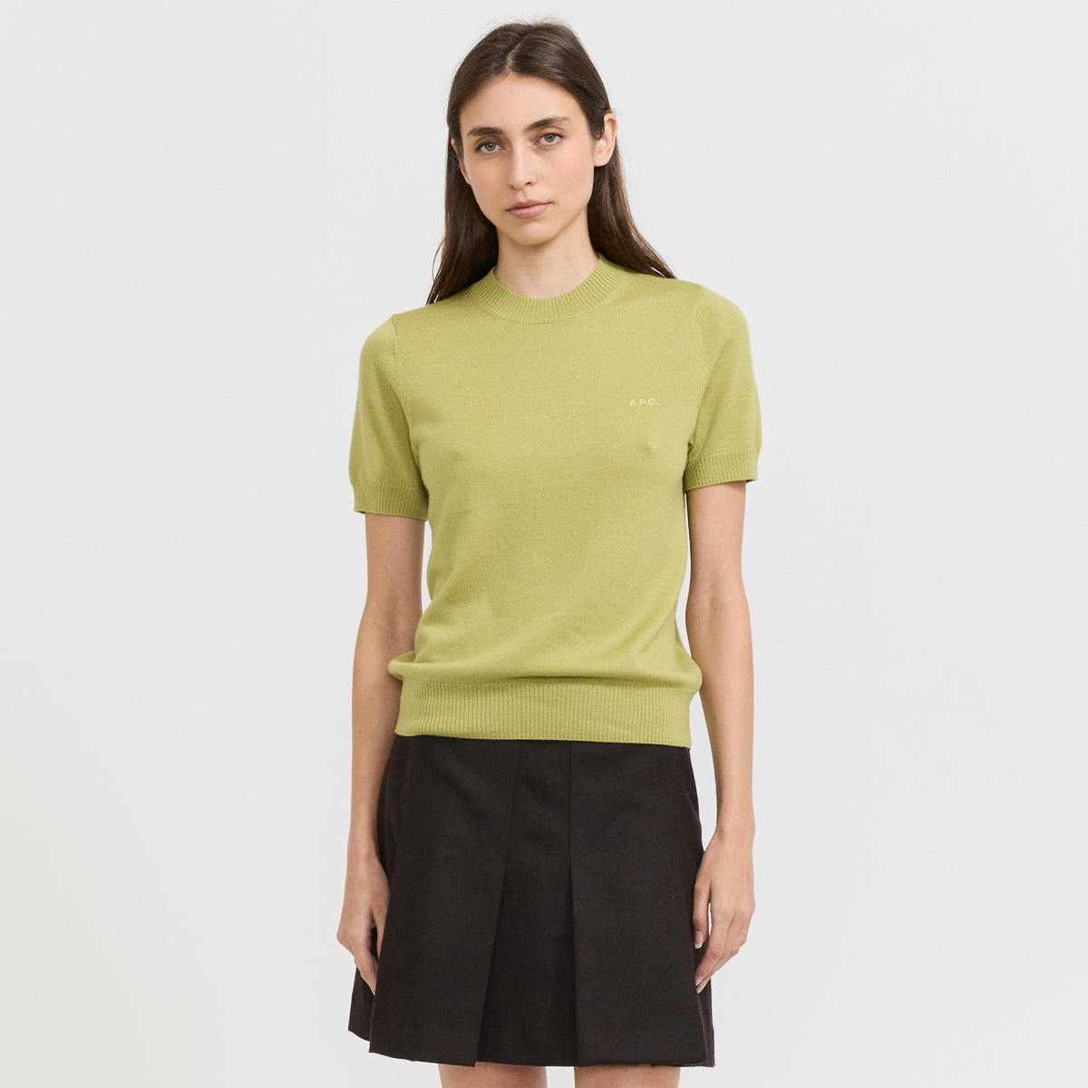 A.P.C. | Luma Sweater Anise Green | Maplestore