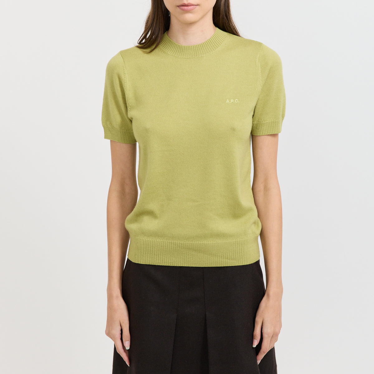 A.P.C. | Luma Sweater Anise Green | Maplestore