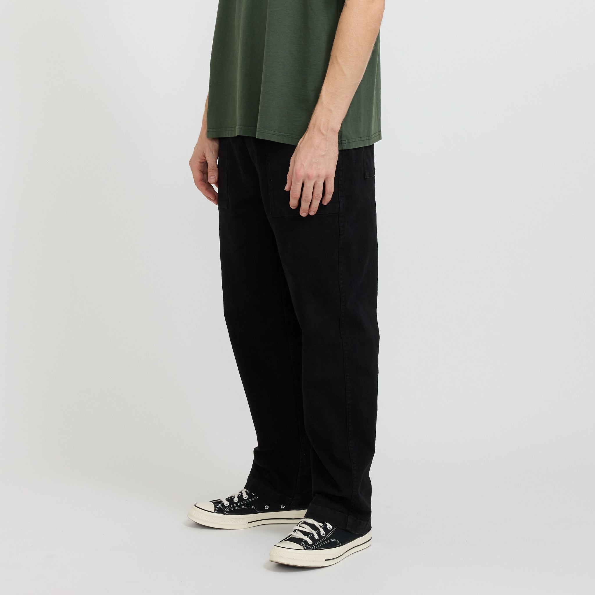 McTavish | Brushed Twill Pants Black | Maplestore