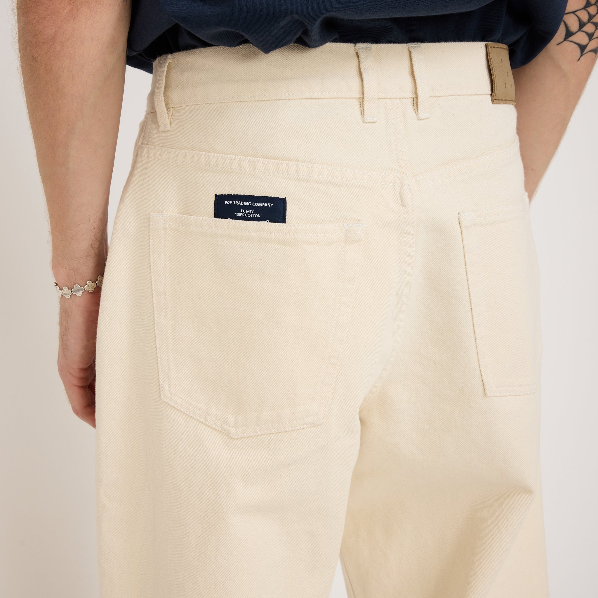 Pop Trading Company | Drs Pants Off White Denim | Maplestore