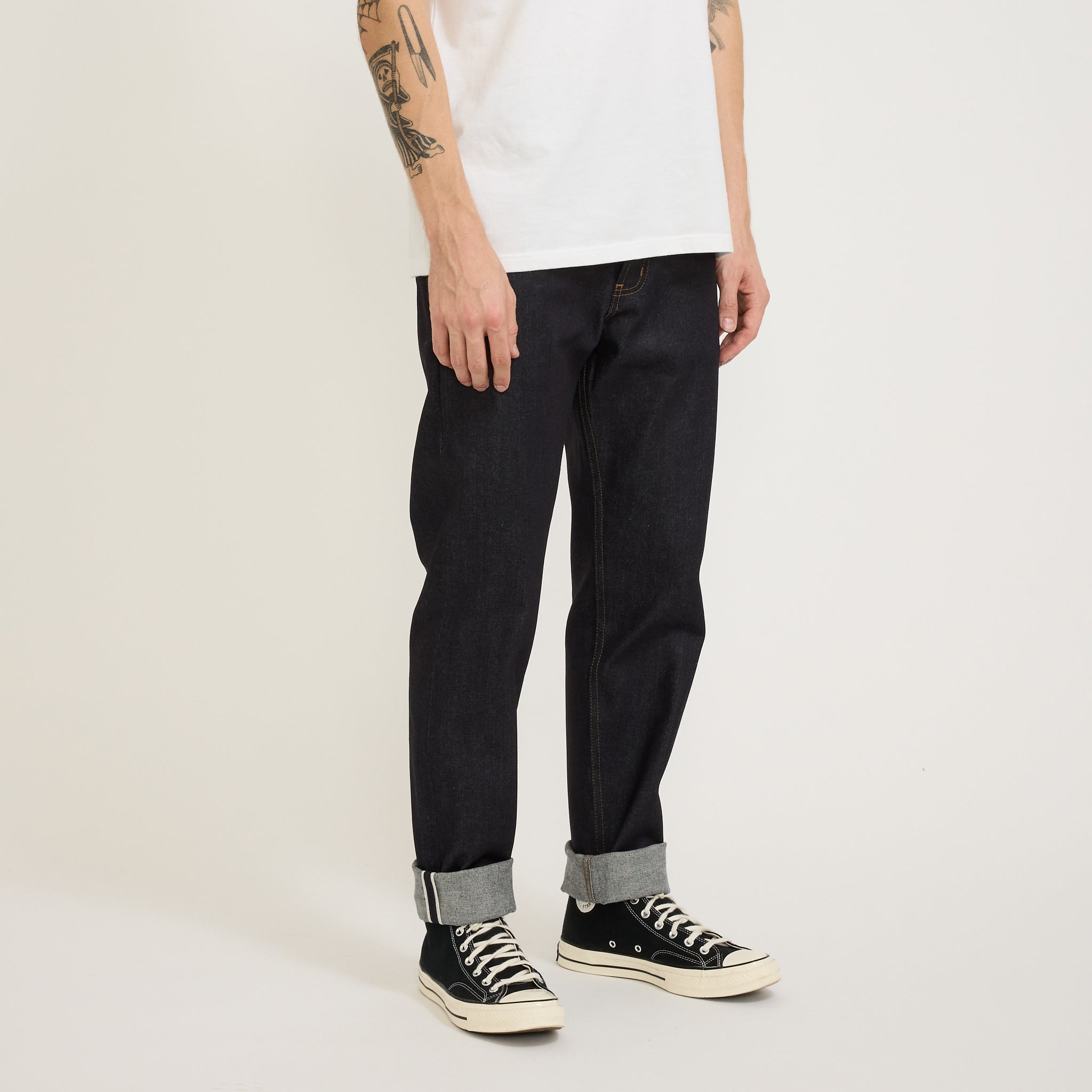 Naked & Famous | Easy Guy Nightshade Stretch Indigo Selvedge | Maplestore