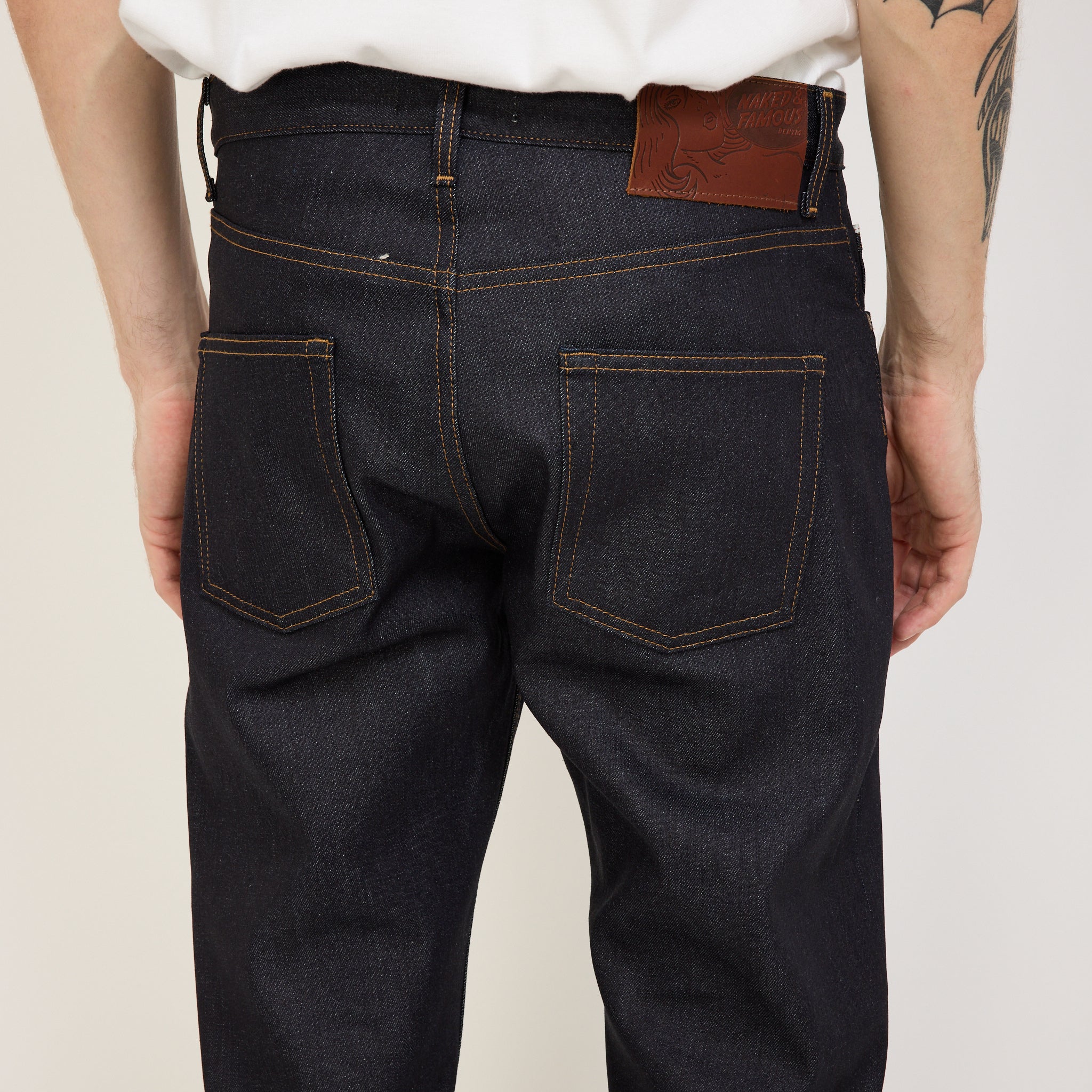 Naked & Famous | Easy Guy Nightshade Stretch Indigo Selvedge | Maplestore
