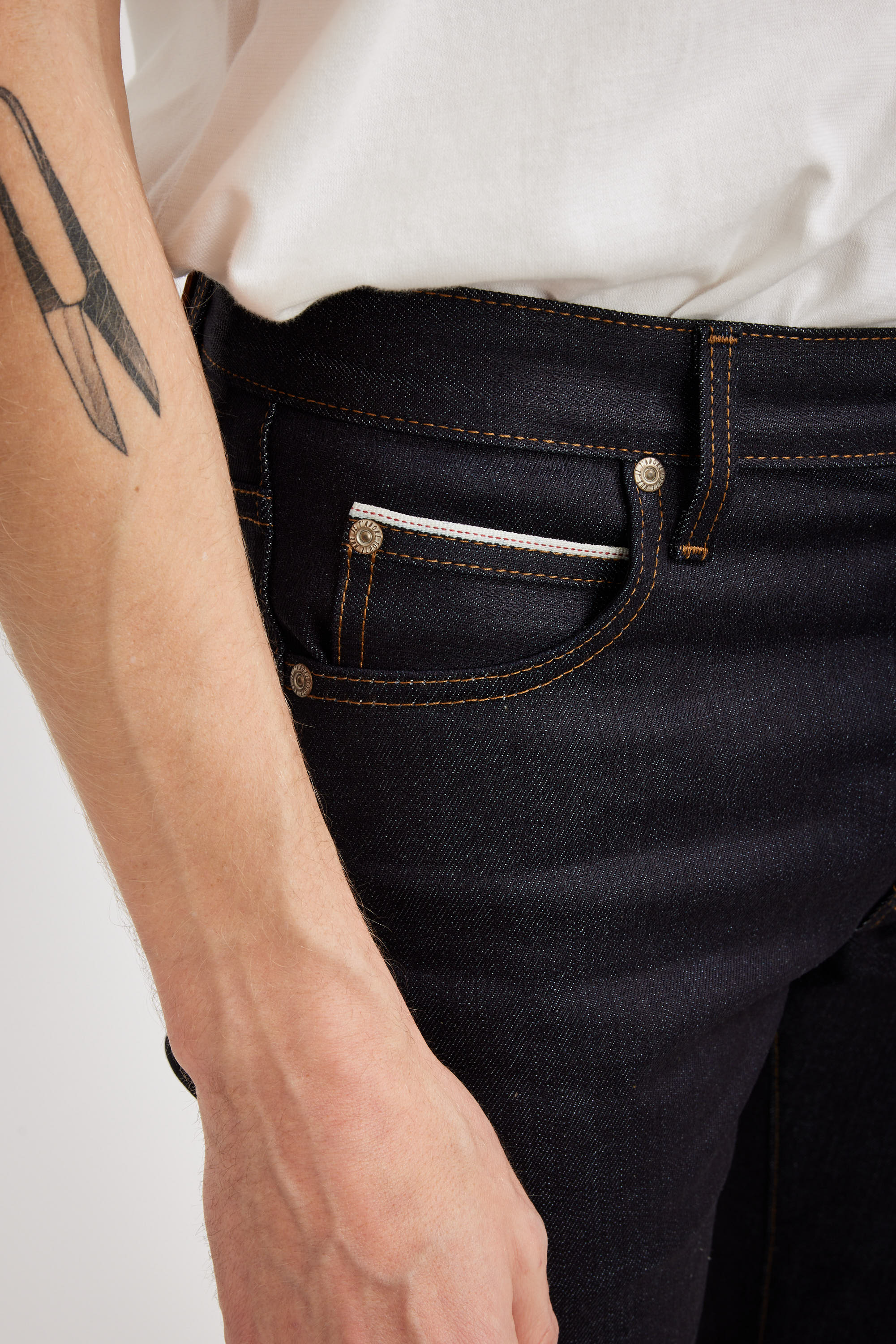 Naked & Famous | Super Guy Nightshade Stretch Indigo Selvedge | Maplestore