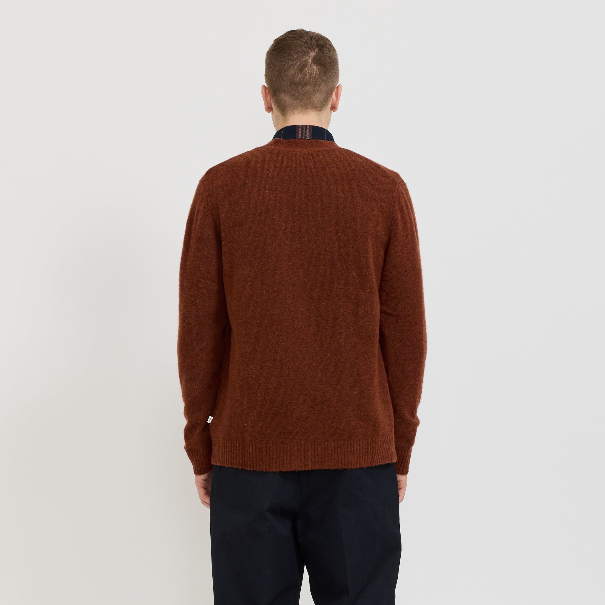 NN07 | John Cardigan 6683 Red Brown | Maplestore
