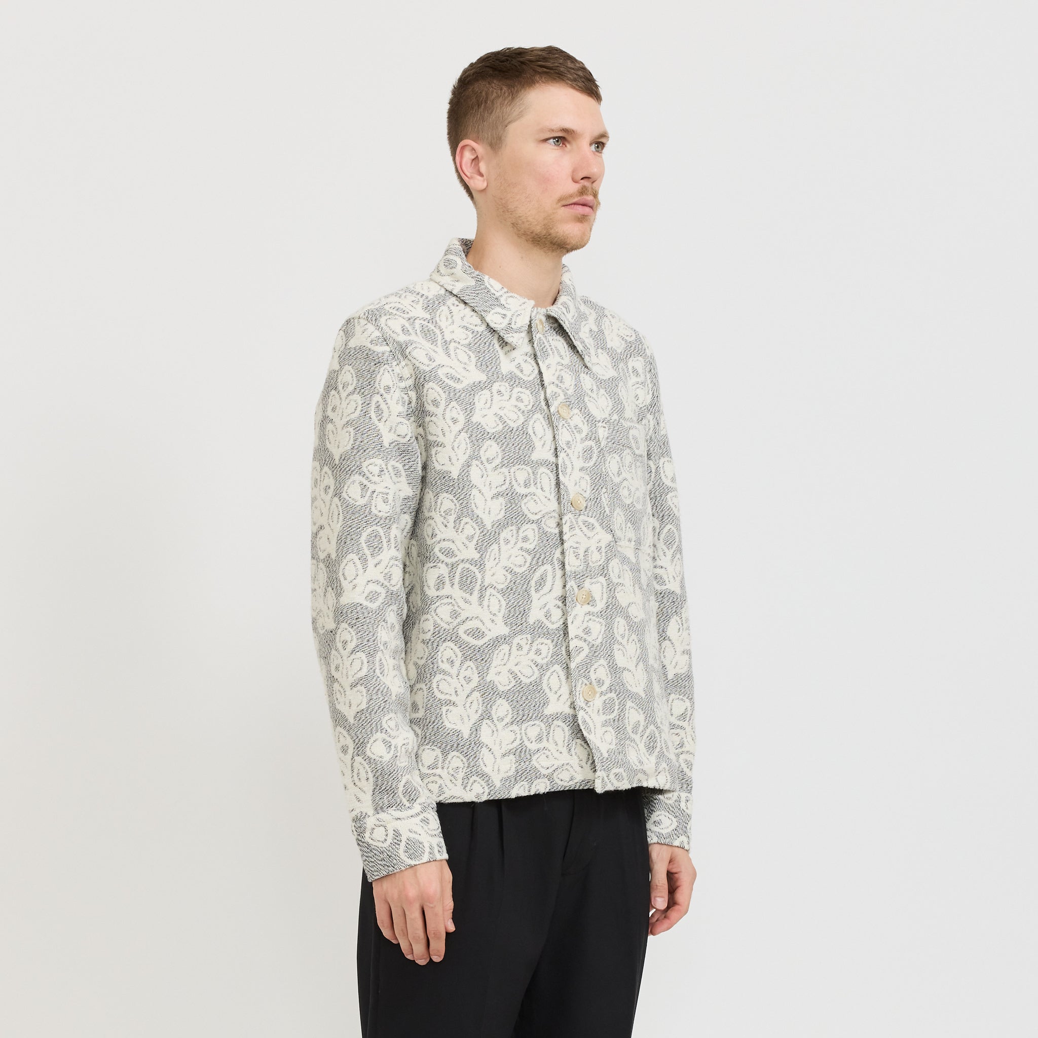NN07 | Rahim Jacket 5247 Black Melange | Maplestore