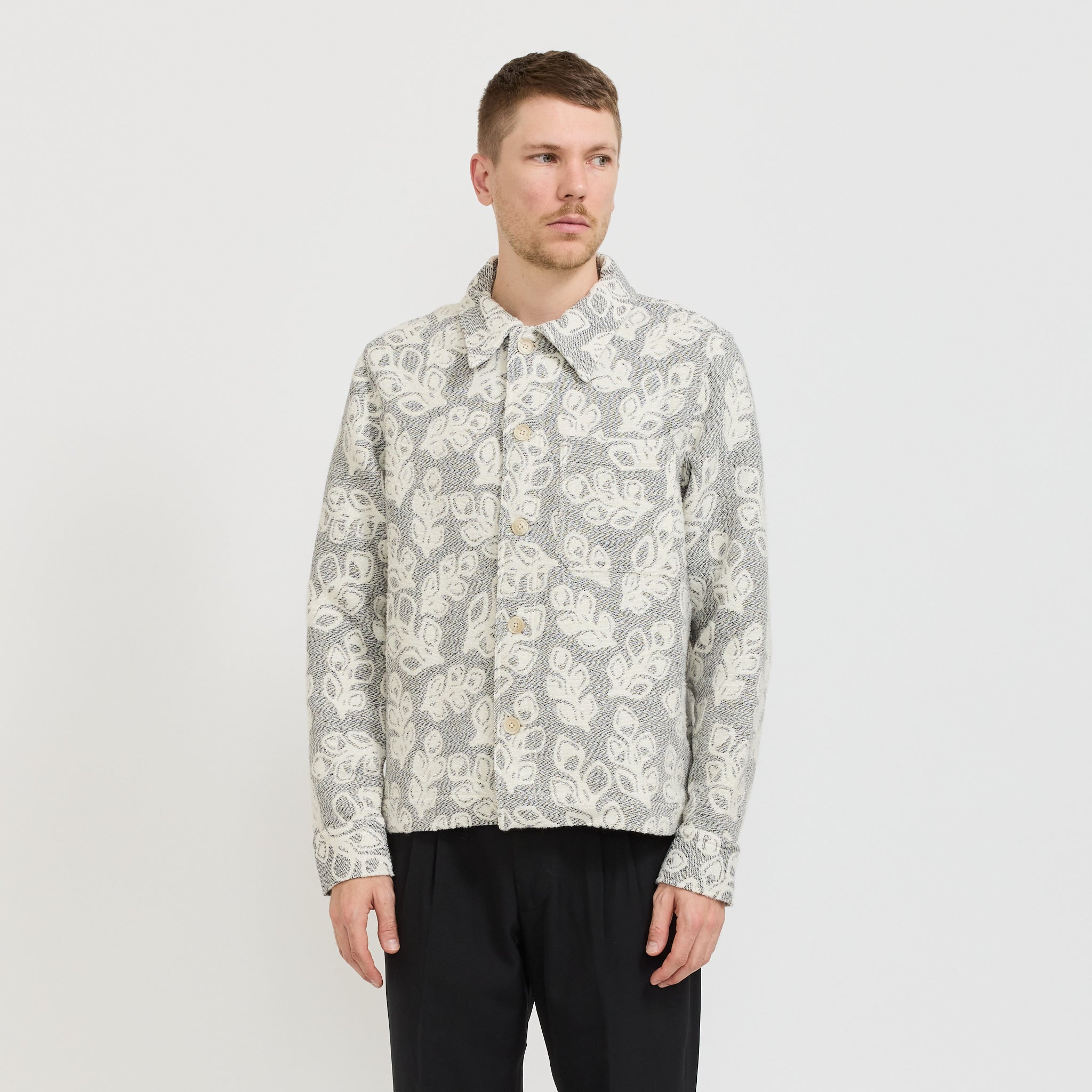 NN07 | Rahim Jacket 5247 Black Melange | Maplestore