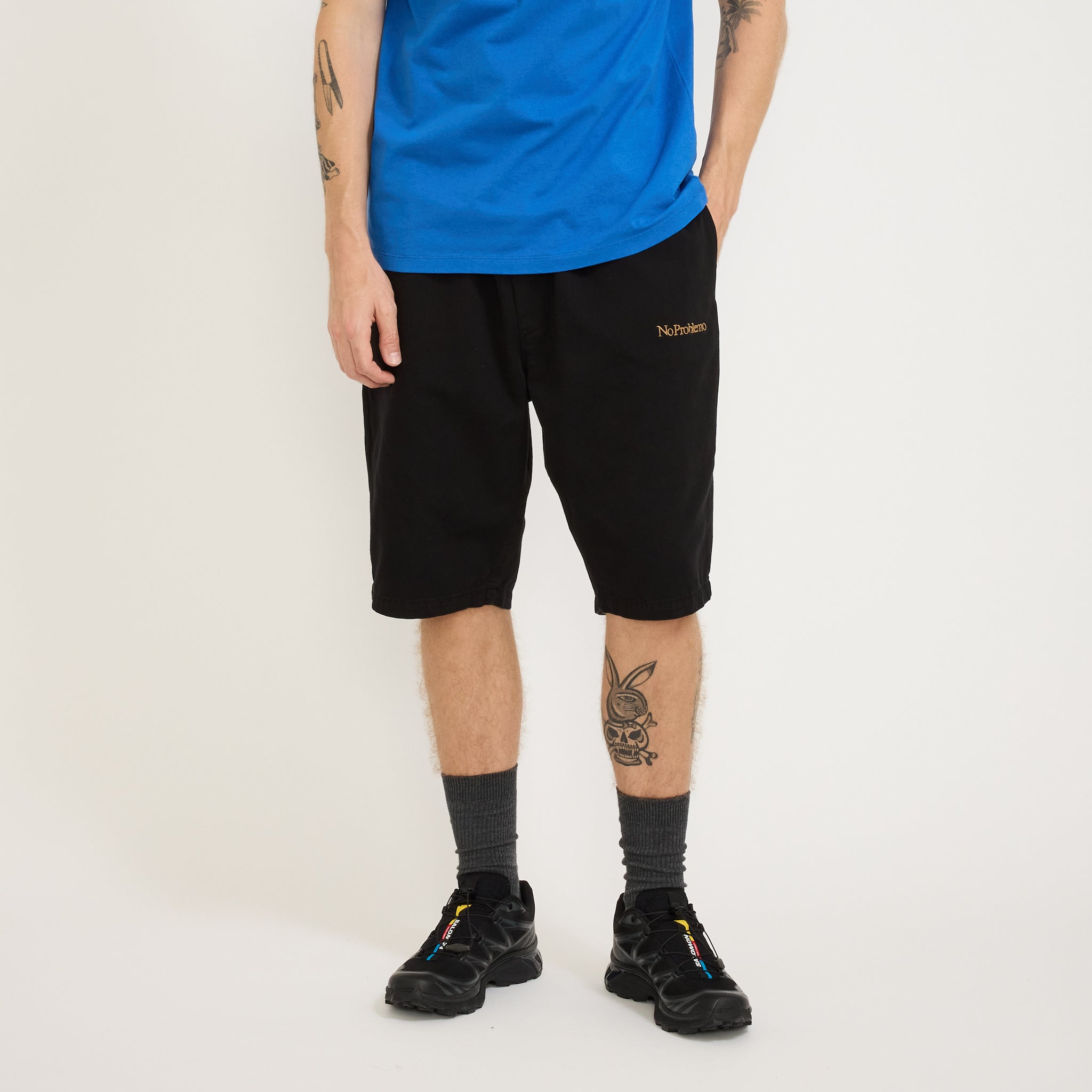 No Problemo | Mini Problemo Work Short Twill Black | Maplestore