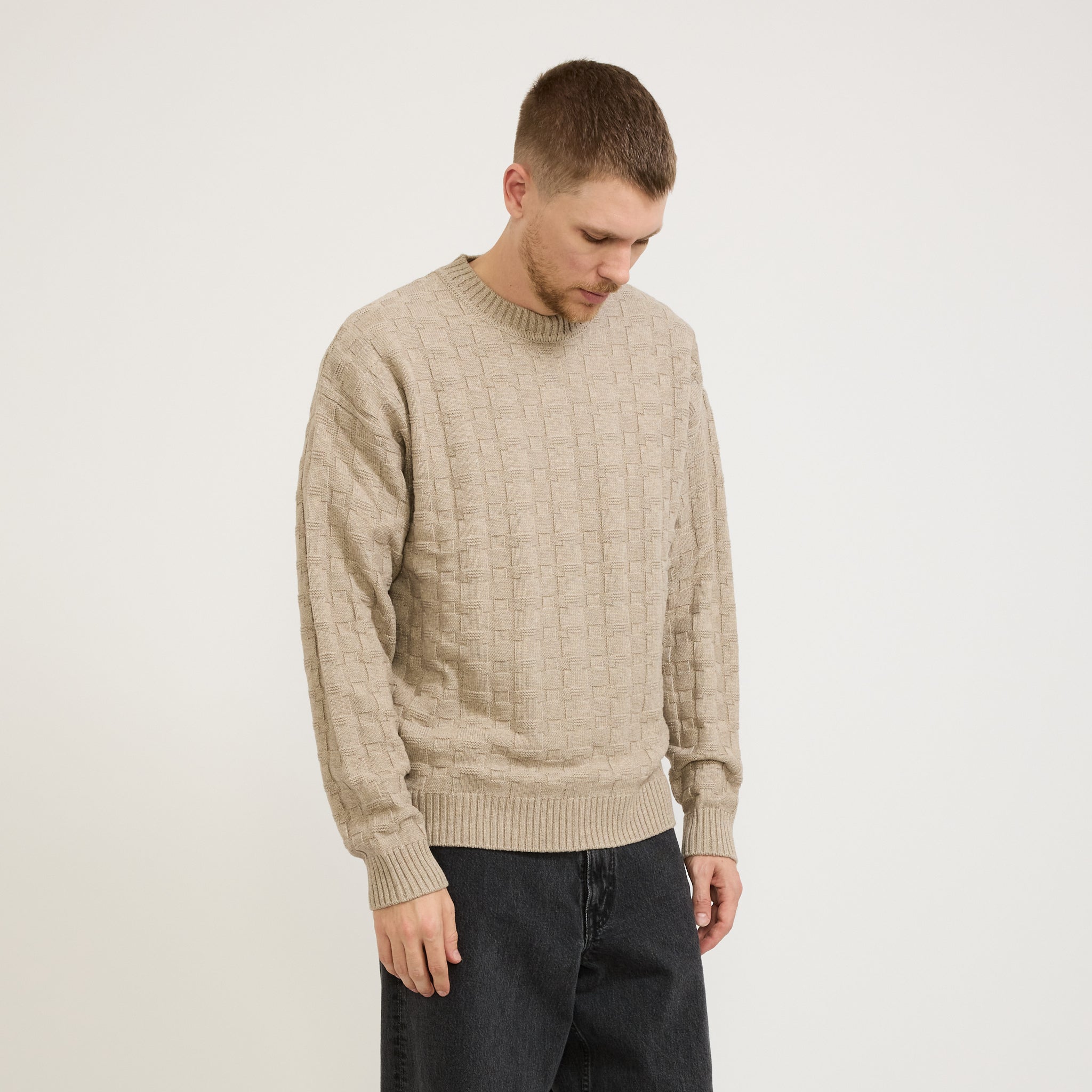 Norse Projects | Jonas Cotton/Cashmere Sweater Oatmeal | Maplestore
