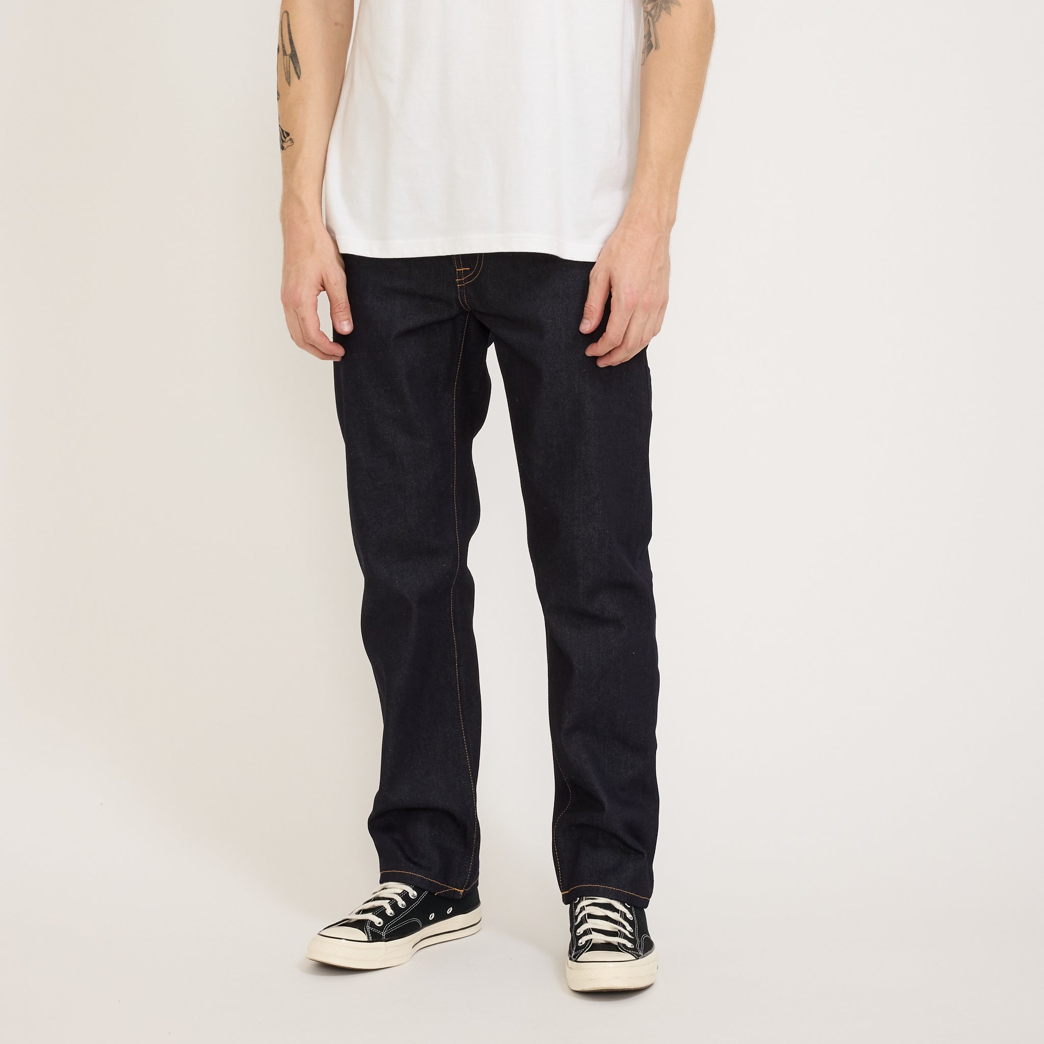 Gritty Jackson Dry Maze Selvage Mens Denim | Maplestore