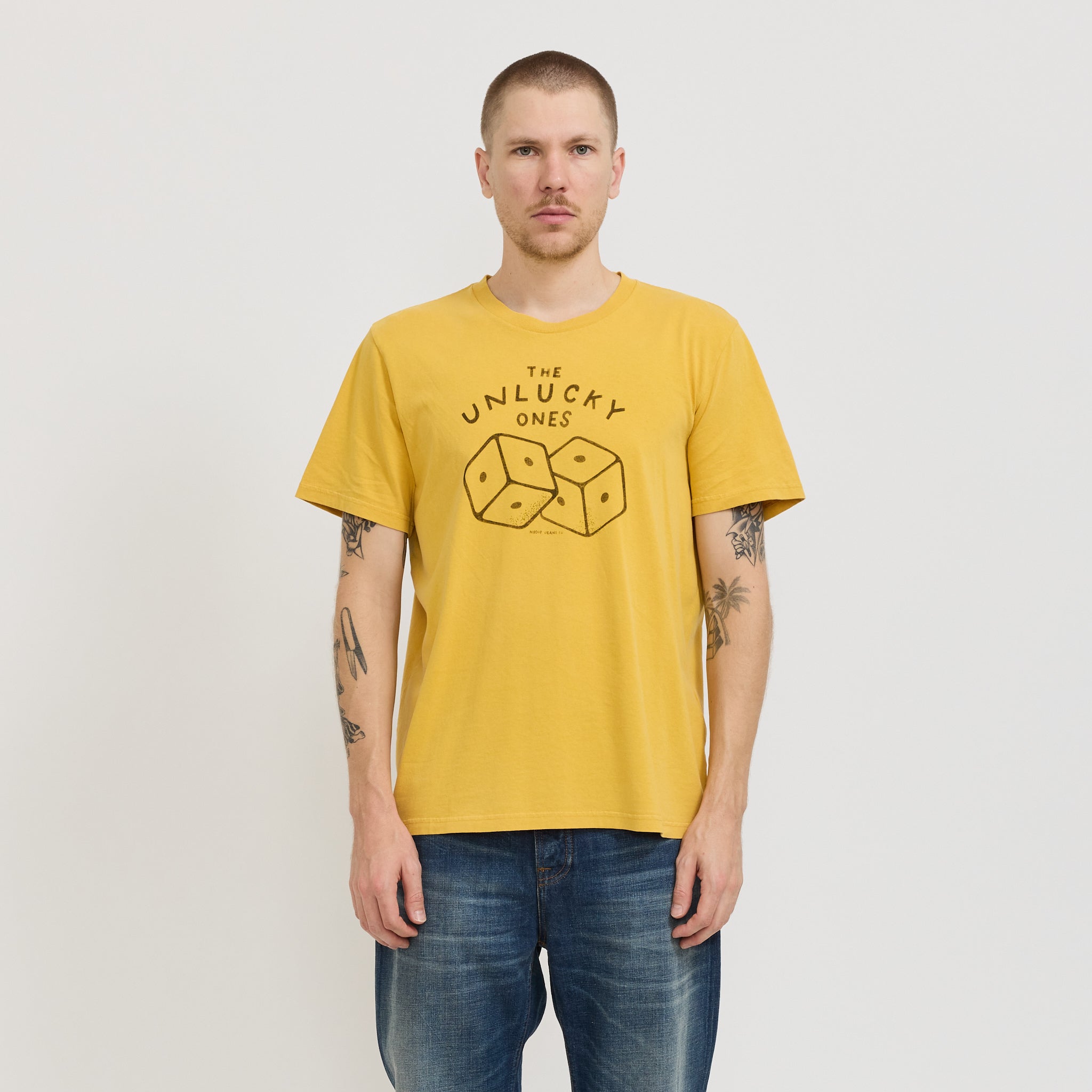 Nudie Jeans Co. | Roy Unlucky T-Shirt Yellow | Maplestore