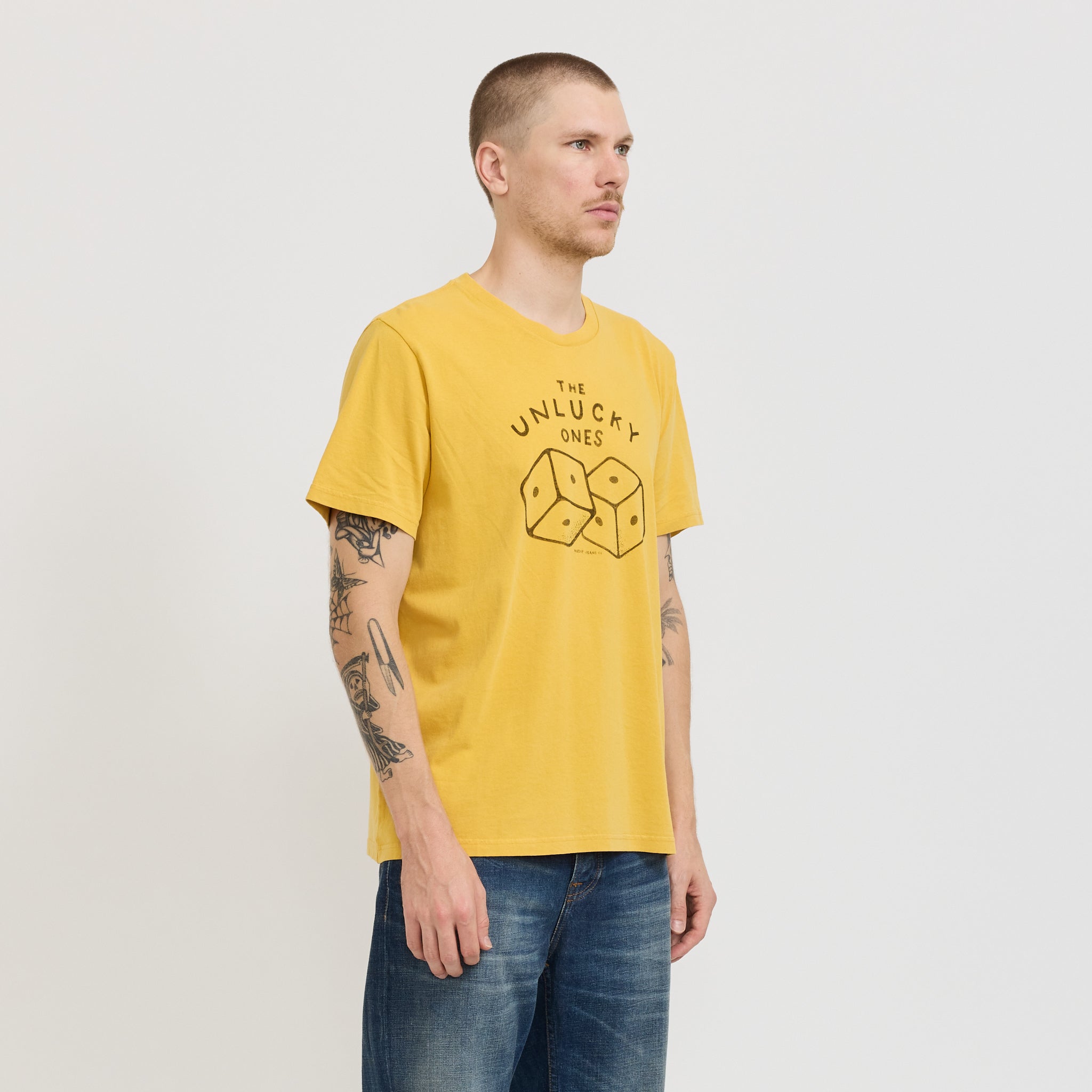 Nudie Jeans Co. | Roy Unlucky T-Shirt Yellow | Maplestore