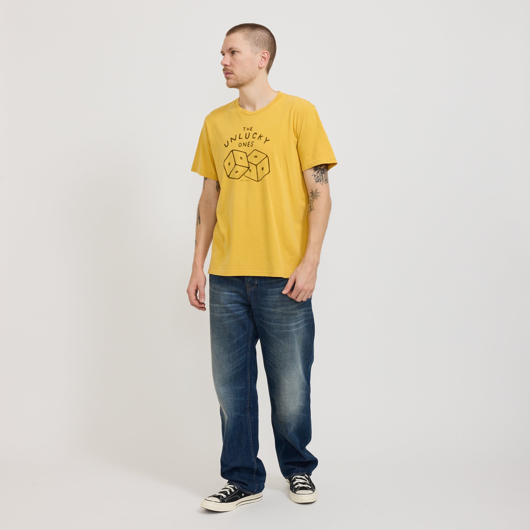 Nudie Jeans Co. | Roy Unlucky T-Shirt Yellow | Maplestore