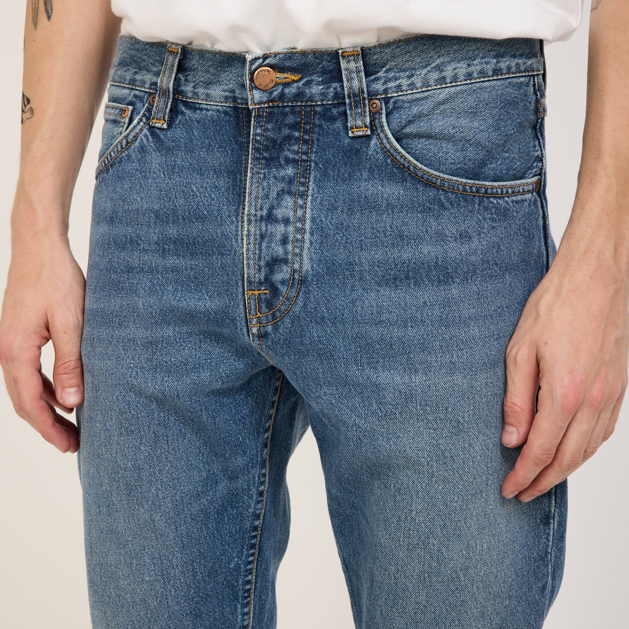 Nudie Jeans Co. | Steady Eddie II Blue Haze | Maplestore