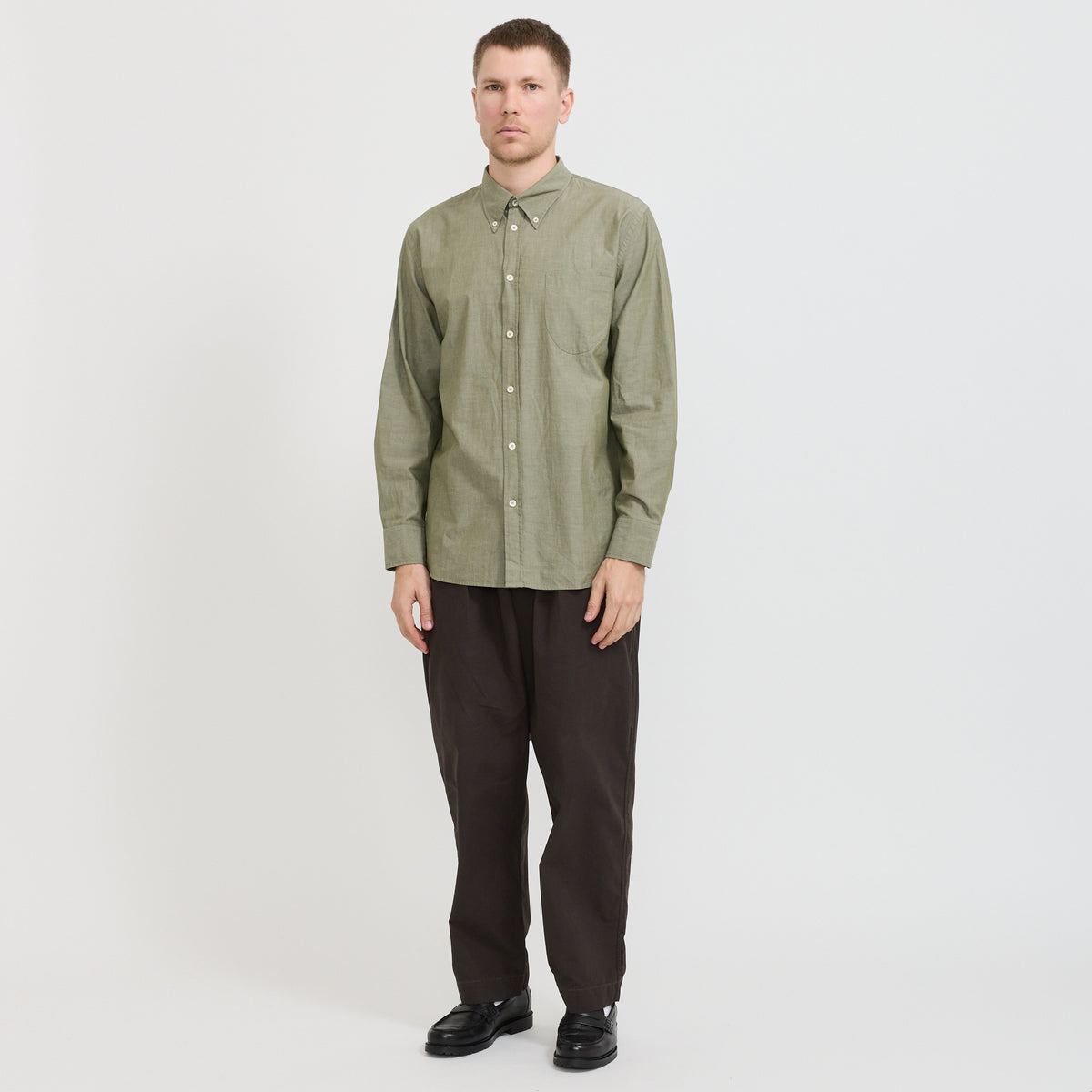 Universal Works | Oxford Pant Brown | Maplestore
