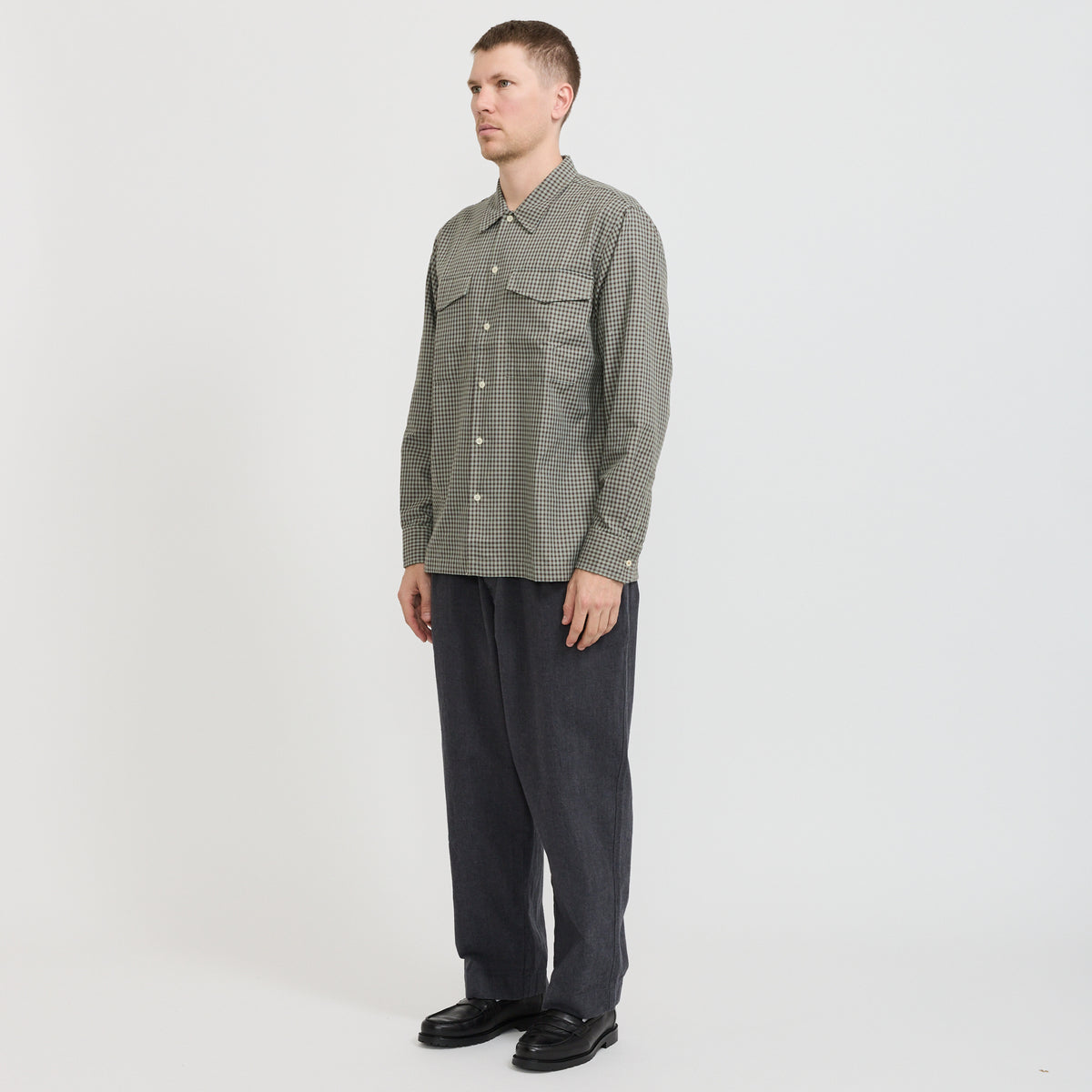 Universal Works | Oxford Pant Grey | Maplestore
