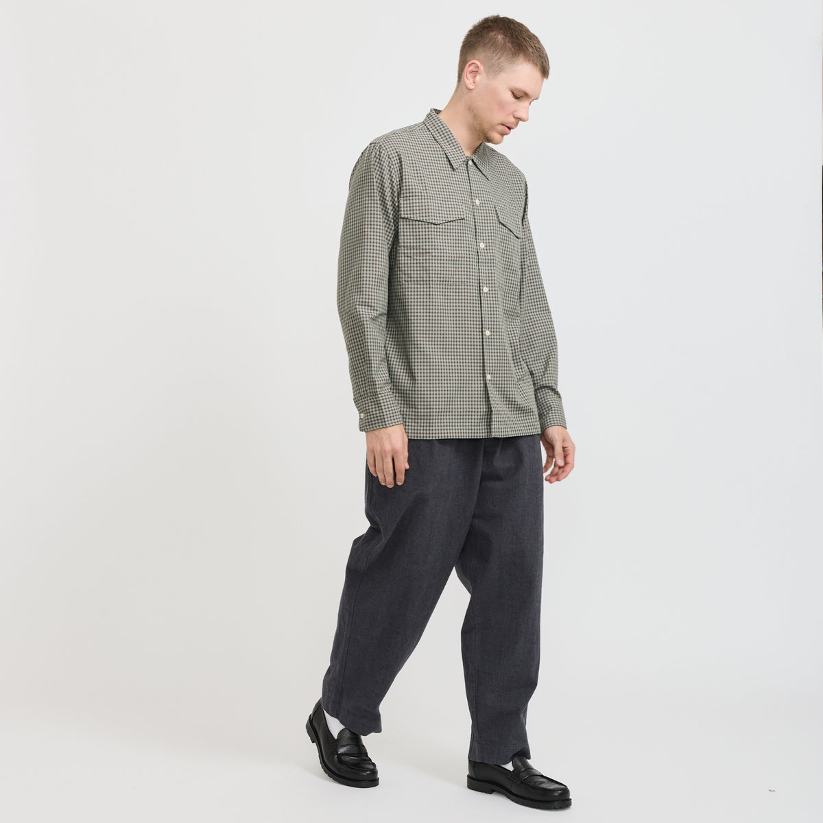 Universal Works | Oxford Pant Grey | Maplestore