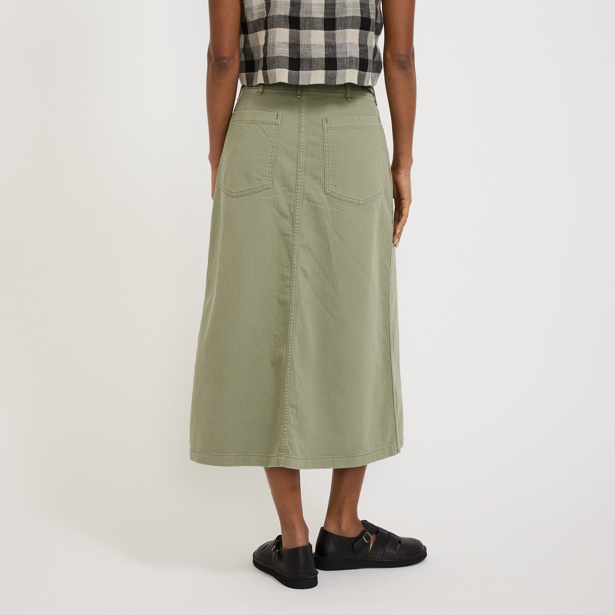 Orslow | Fatigue Skirt Green | Maplestore
