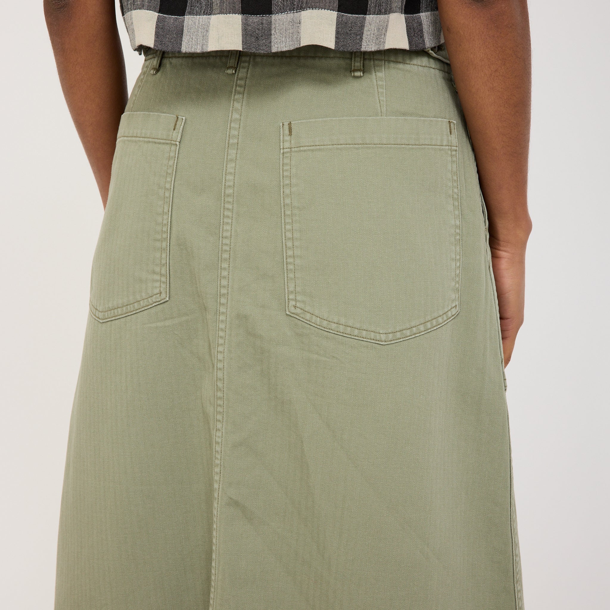 Orslow | Fatigue Skirt Green | Maplestore