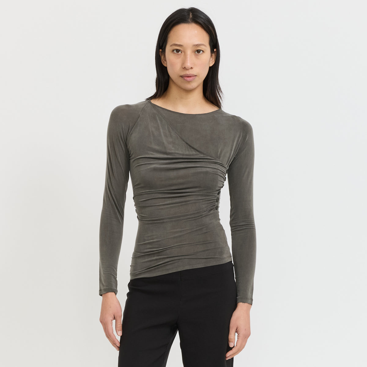 Peachy Den | Kylie Wrap Top Deep Forest | Maplestore