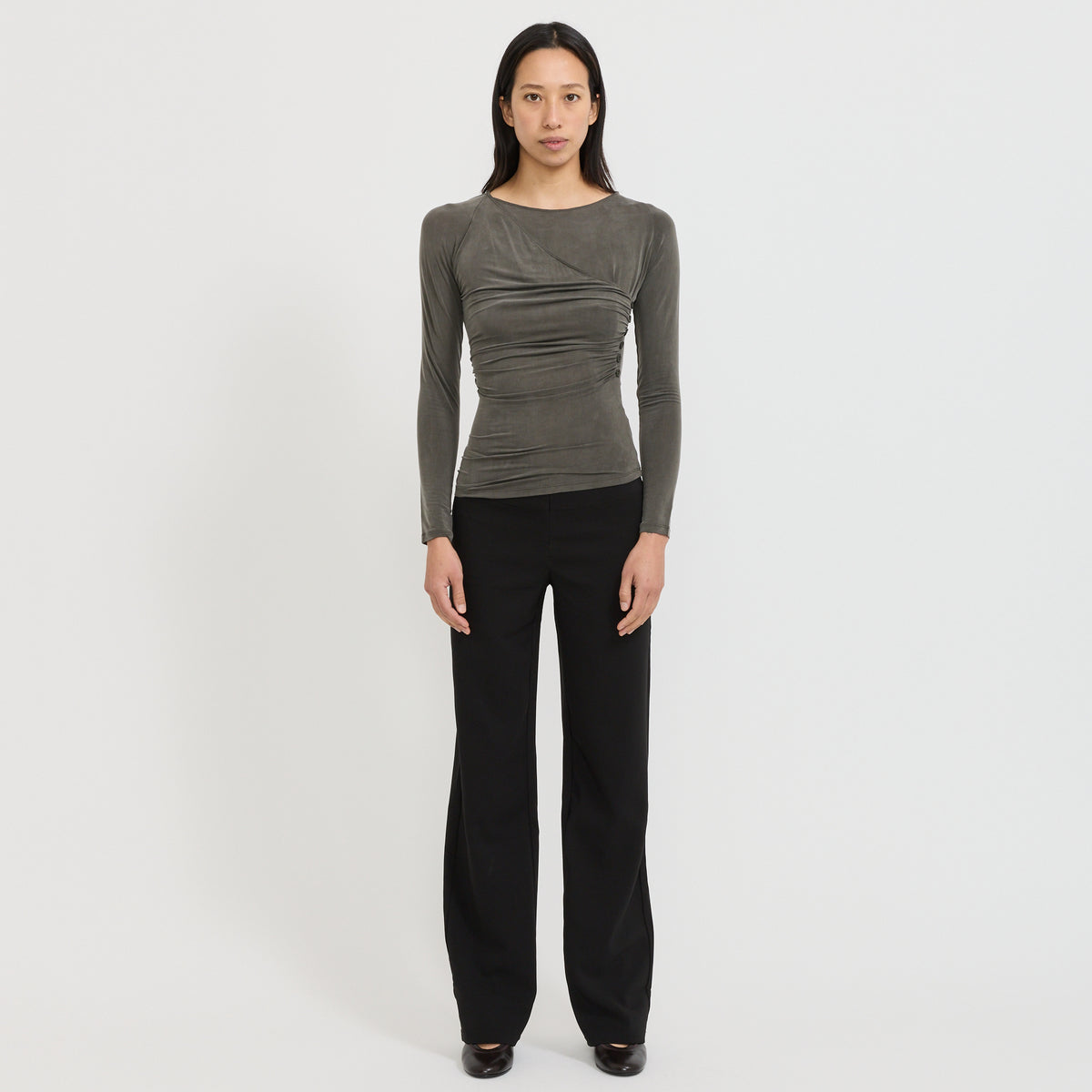 Peachy Den | Kylie Wrap Top Deep Forest | Maplestore