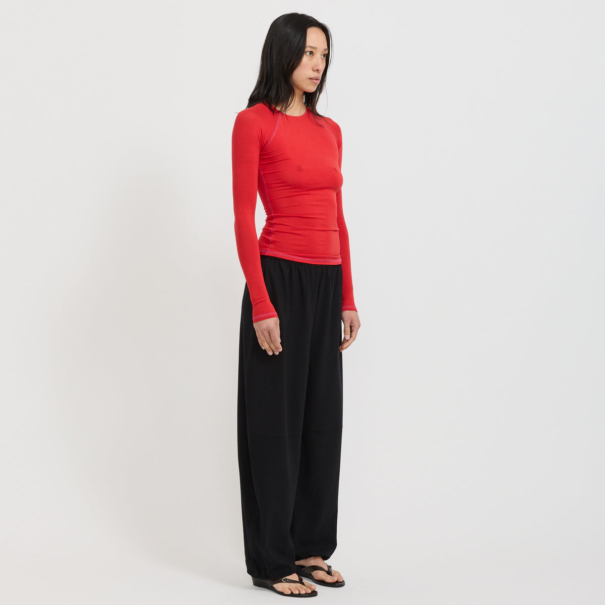 Peachy Den | Susie Perfect Base Long Sleeve Cherry | Maplestore