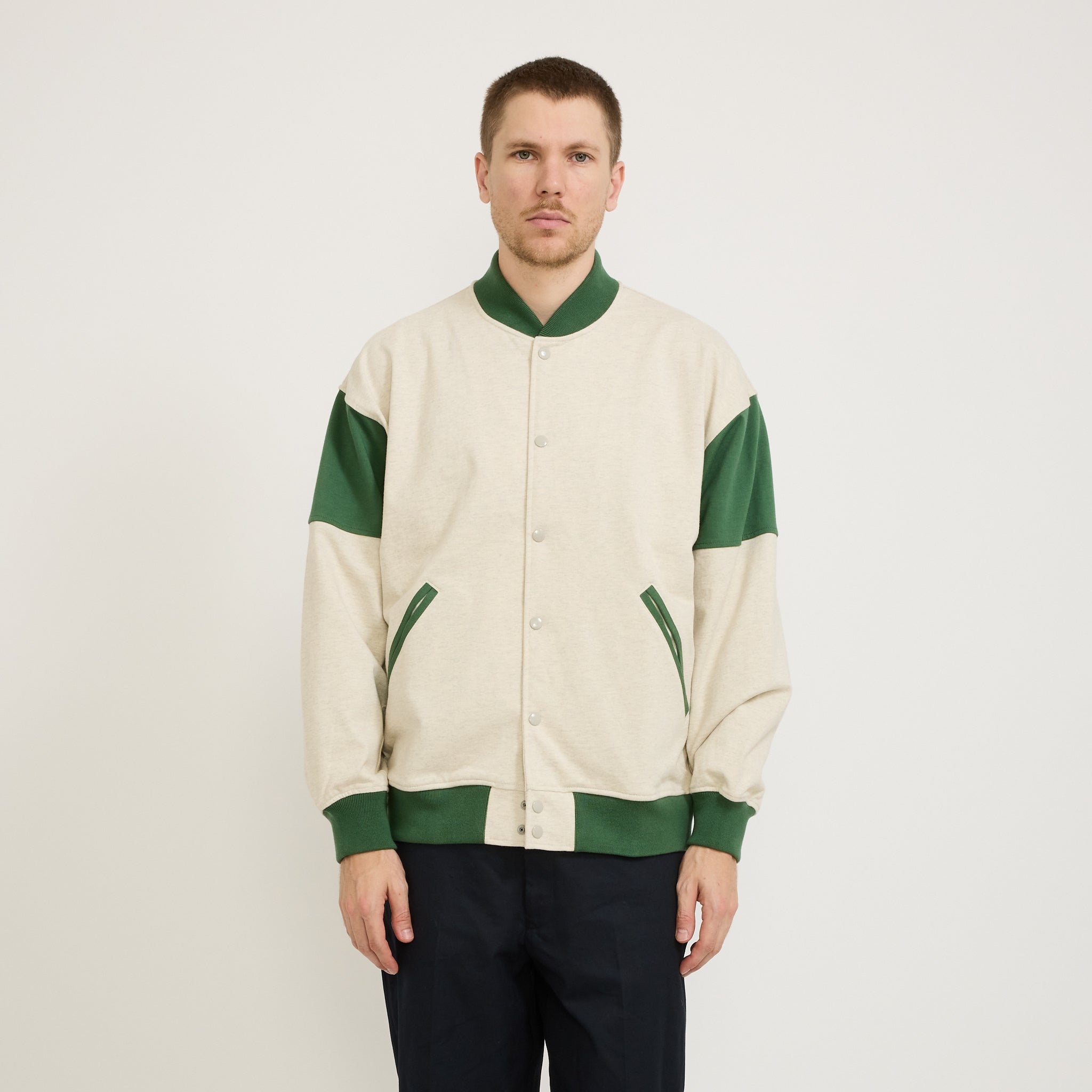 Pilgrim Surf Supply | Dean Snap Cardigan Oatmeal | Maplestore