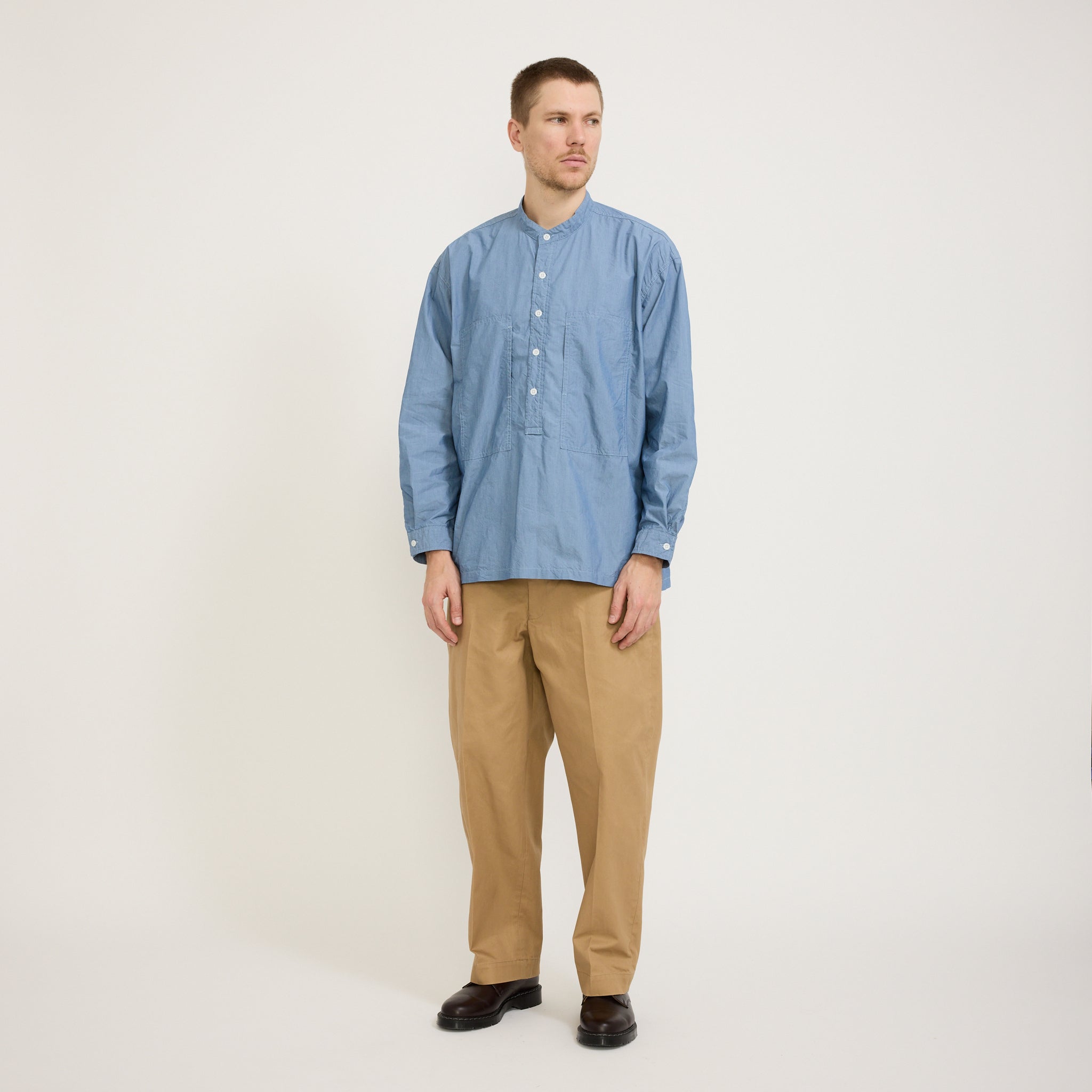Pilgrim Surf Supply | Dieter Popover Shirt Blue | Maplestore