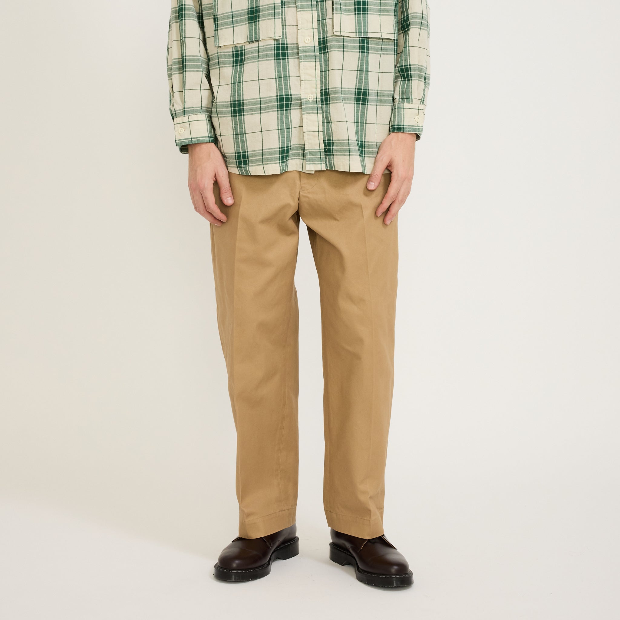 Pilgrim Surf Supply | Lipsi Straight Pant Khaki | Maplestore