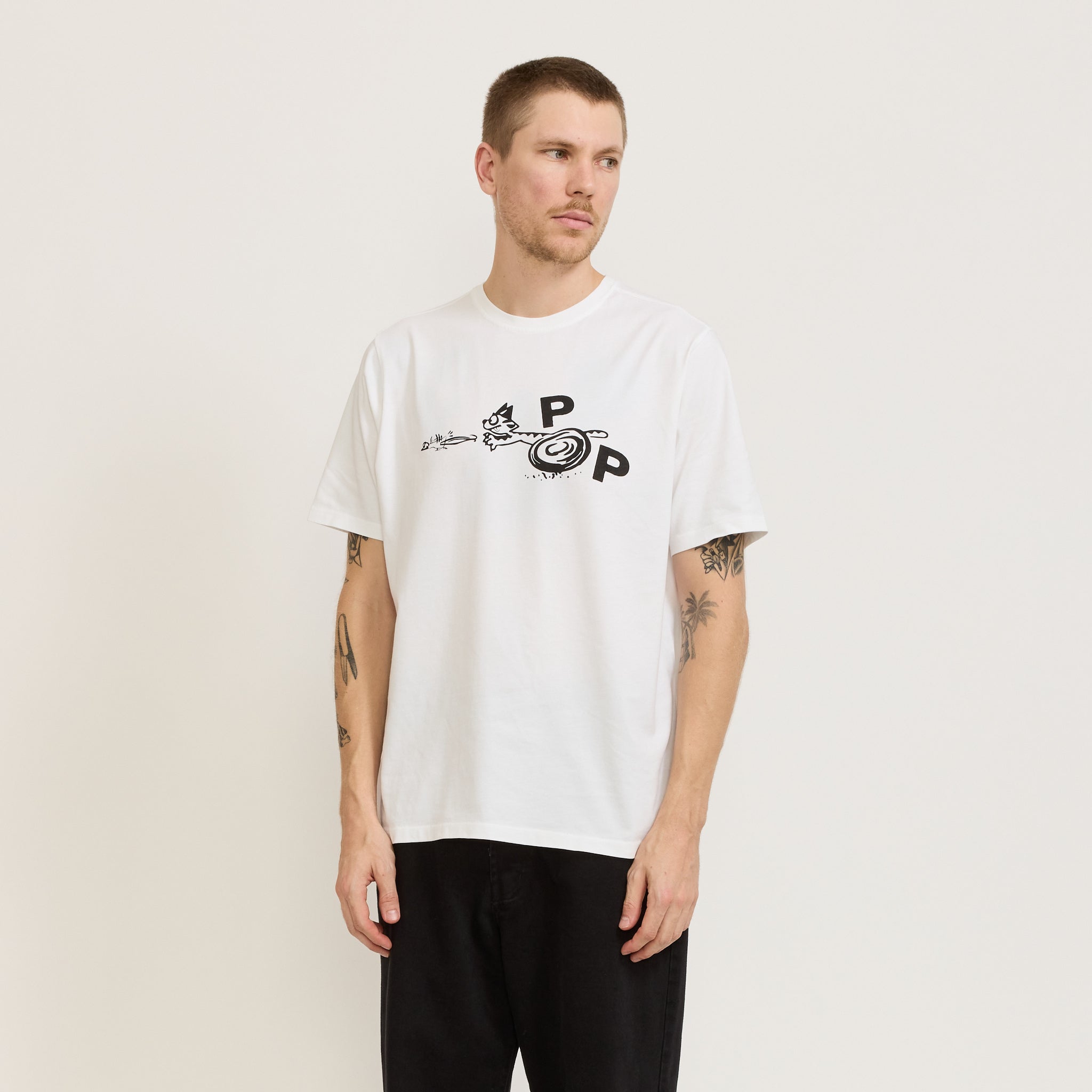 Pop Trading Company | Catch T-Shirt White | Maplestore