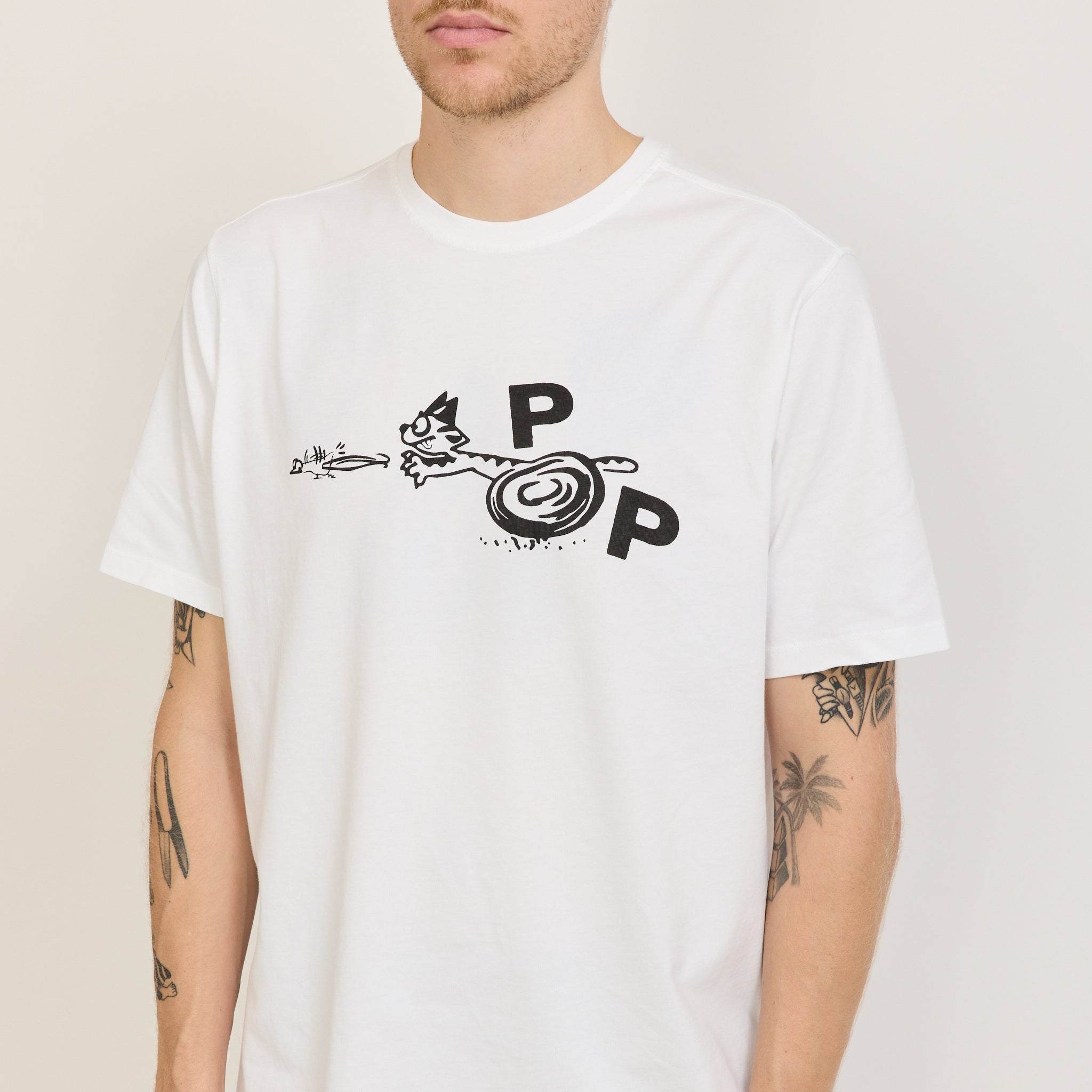 Pop Trading Company | Catch T-Shirt White | Maplestore