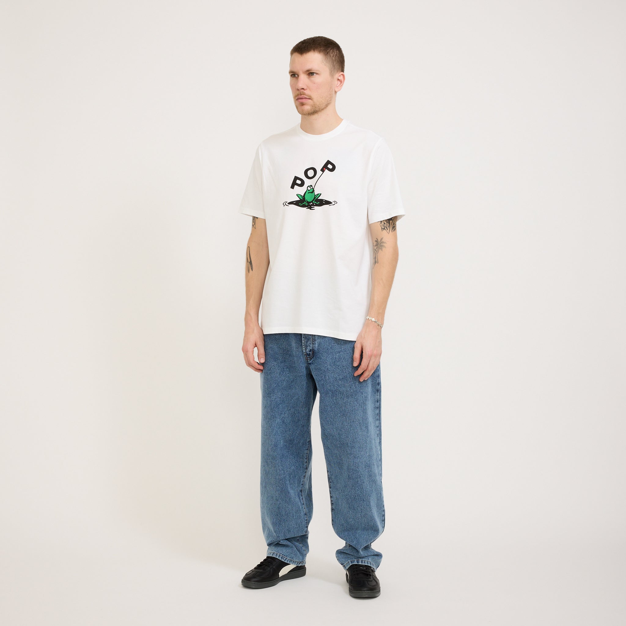 Pop Trading Company | Drs Denim Pants Stone Washed | Maplestore