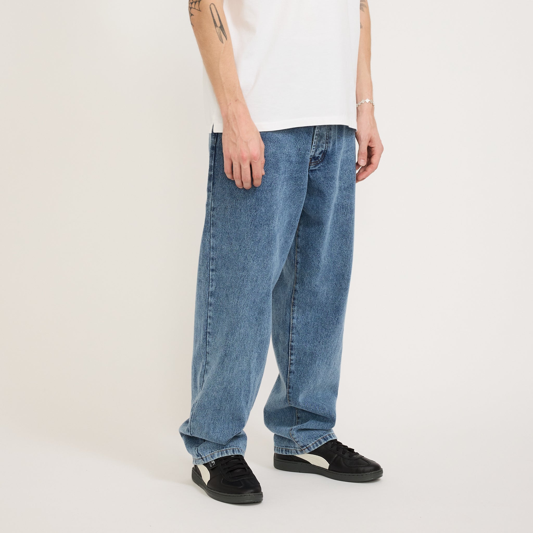 Pop Trading Company | Drs Denim Pants Stone Washed | Maplestore