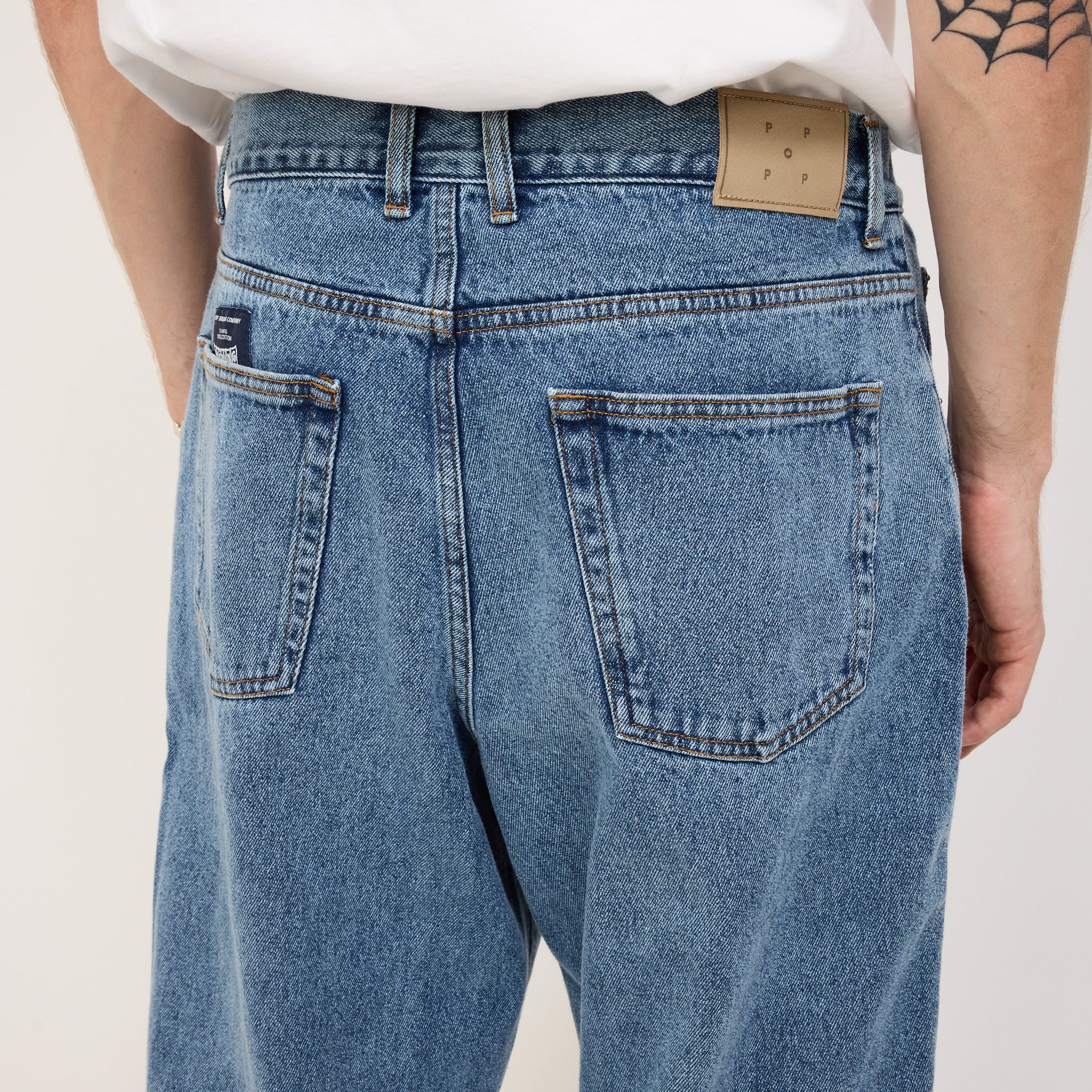 Pop Trading Company | Drs Denim Pants Stone Washed | Maplestore