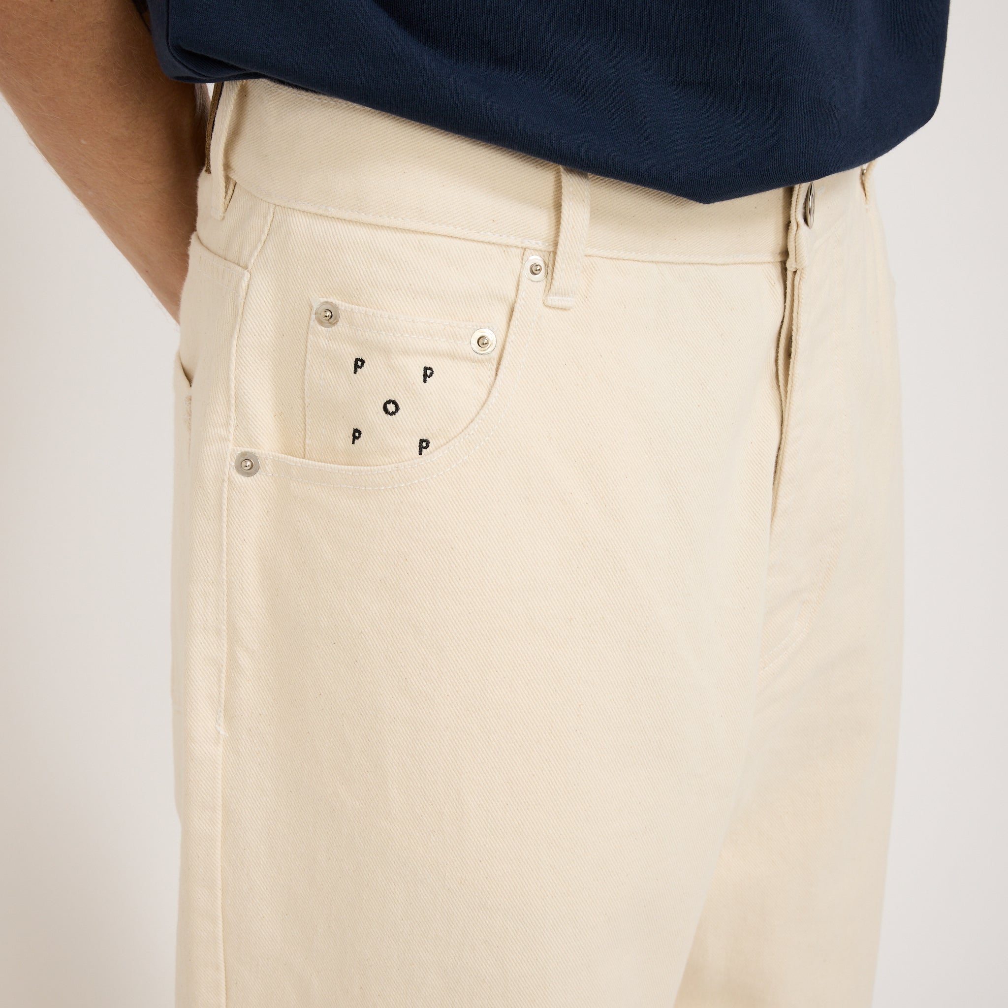 Pop Trading Company | Drs Pants Off White Denim | Maplestore