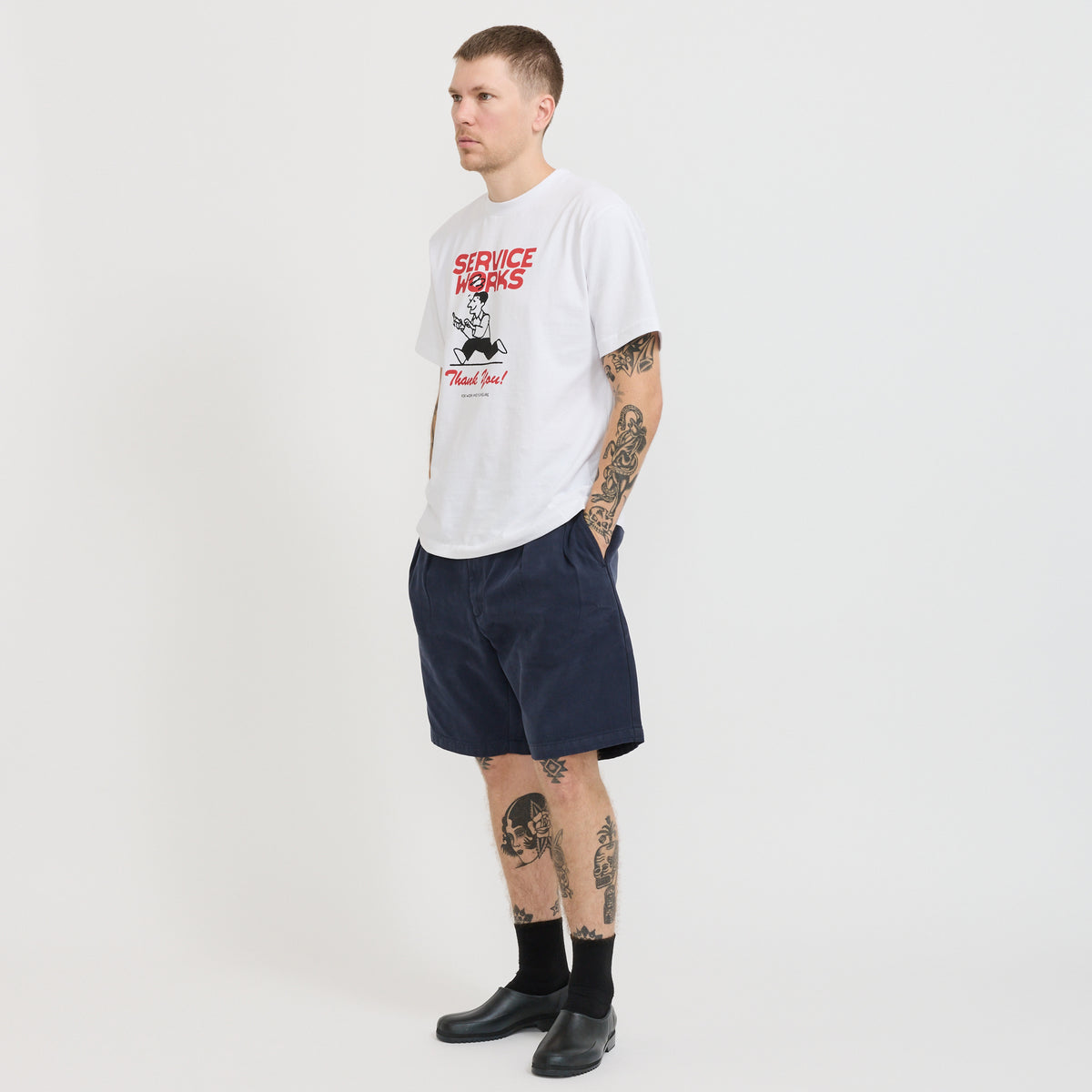 Service Works | Moleskin Part Timer Shorts Dark Navy | Maplestore