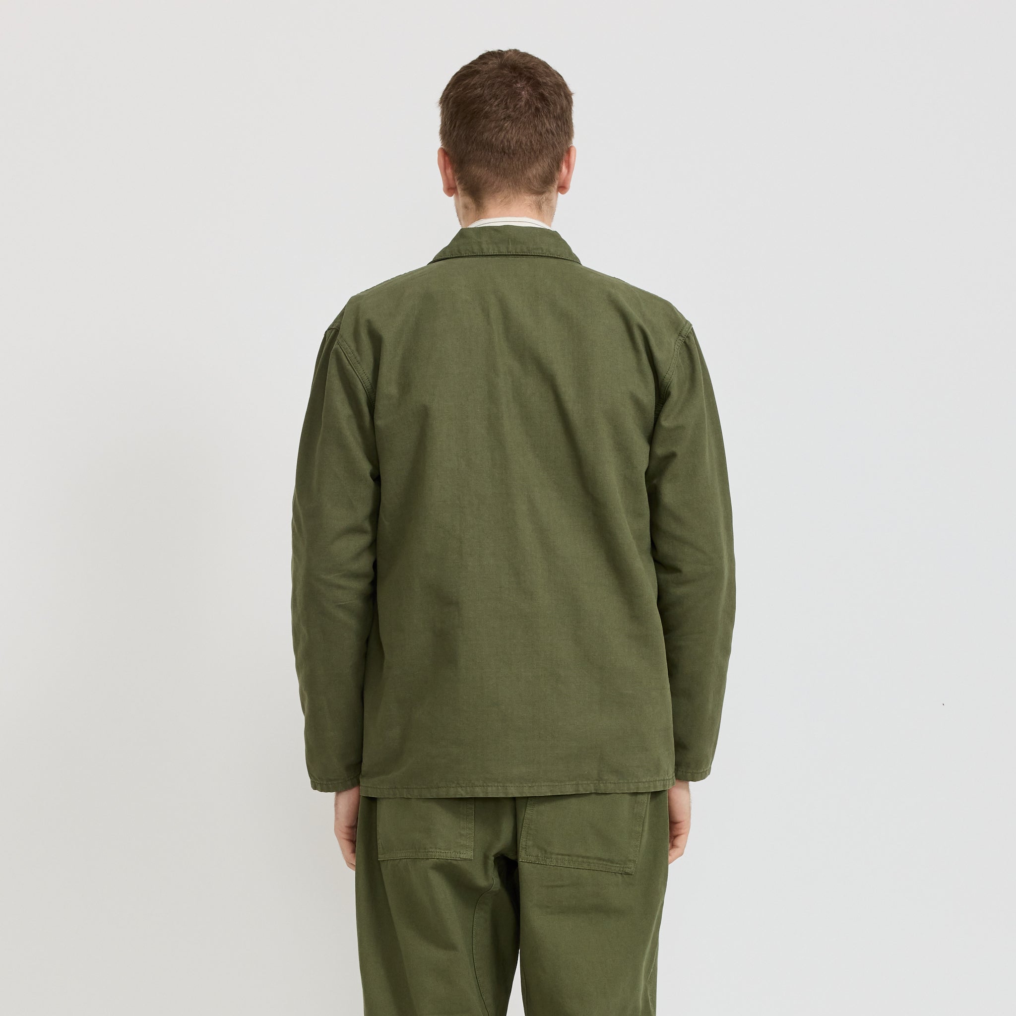 Service Works | Canvas Chore Shirt Olive | Maplestore
